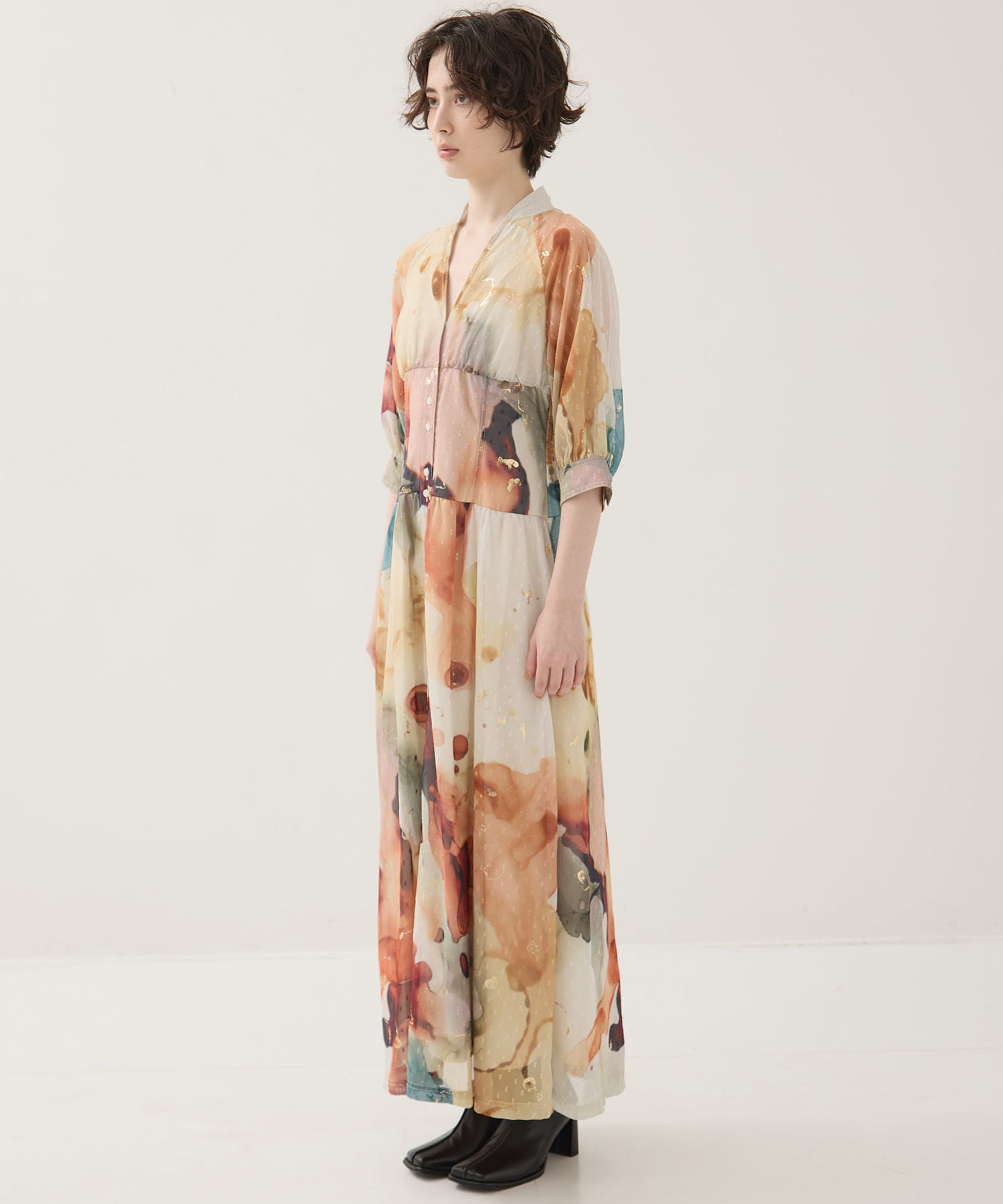 EX. Art Organdy Dress AMERI