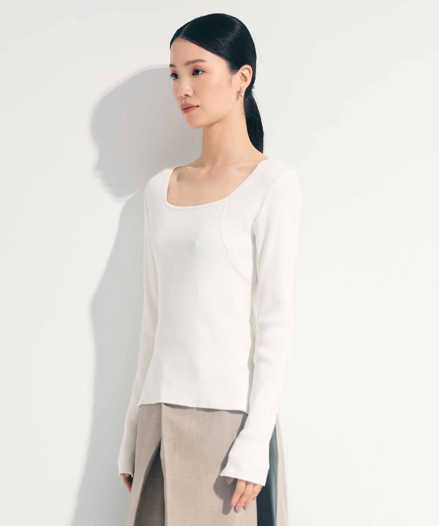 SQUARE RIB KNIT STUDIOUS