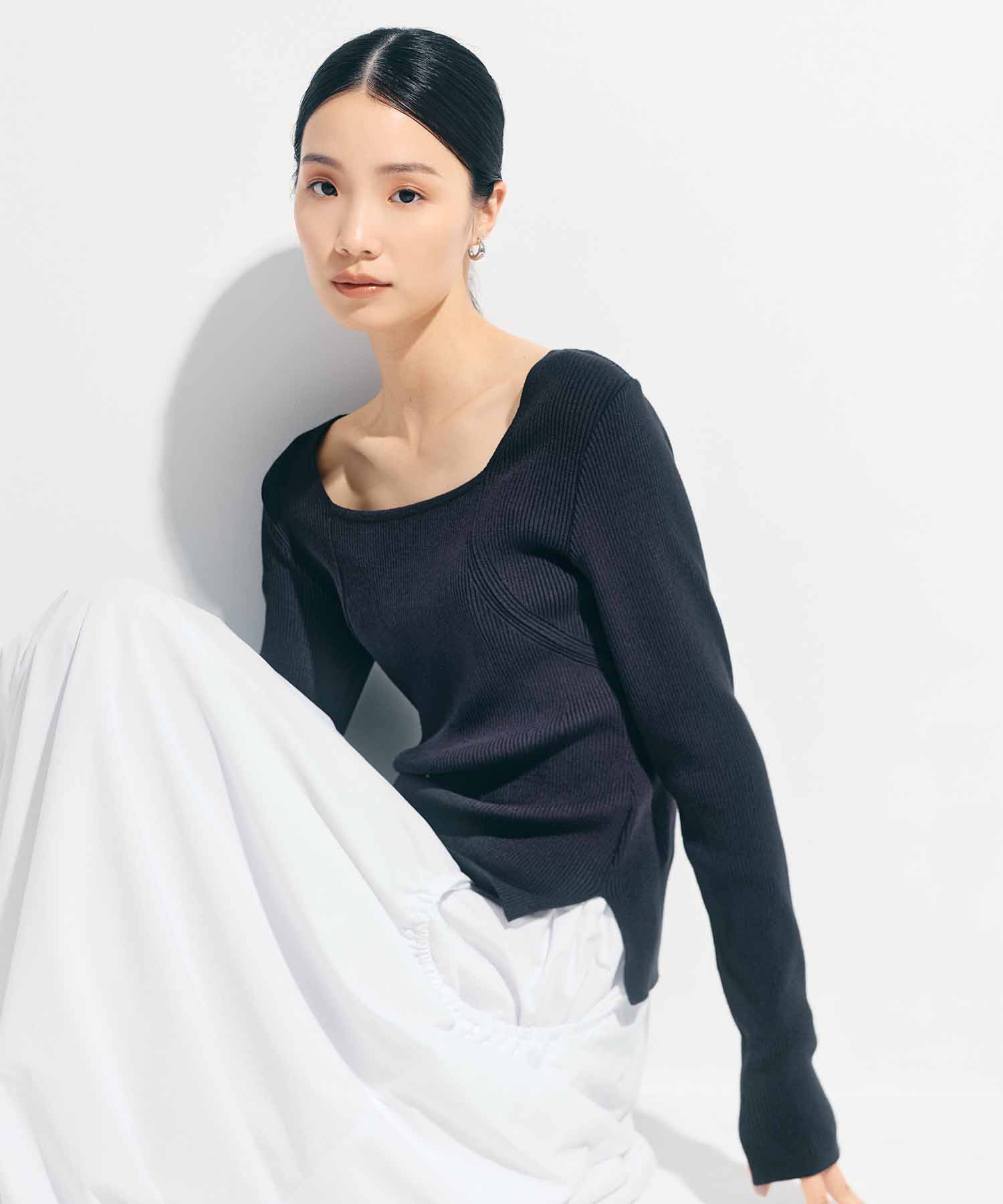 SQUARE RIB KNIT STUDIOUS