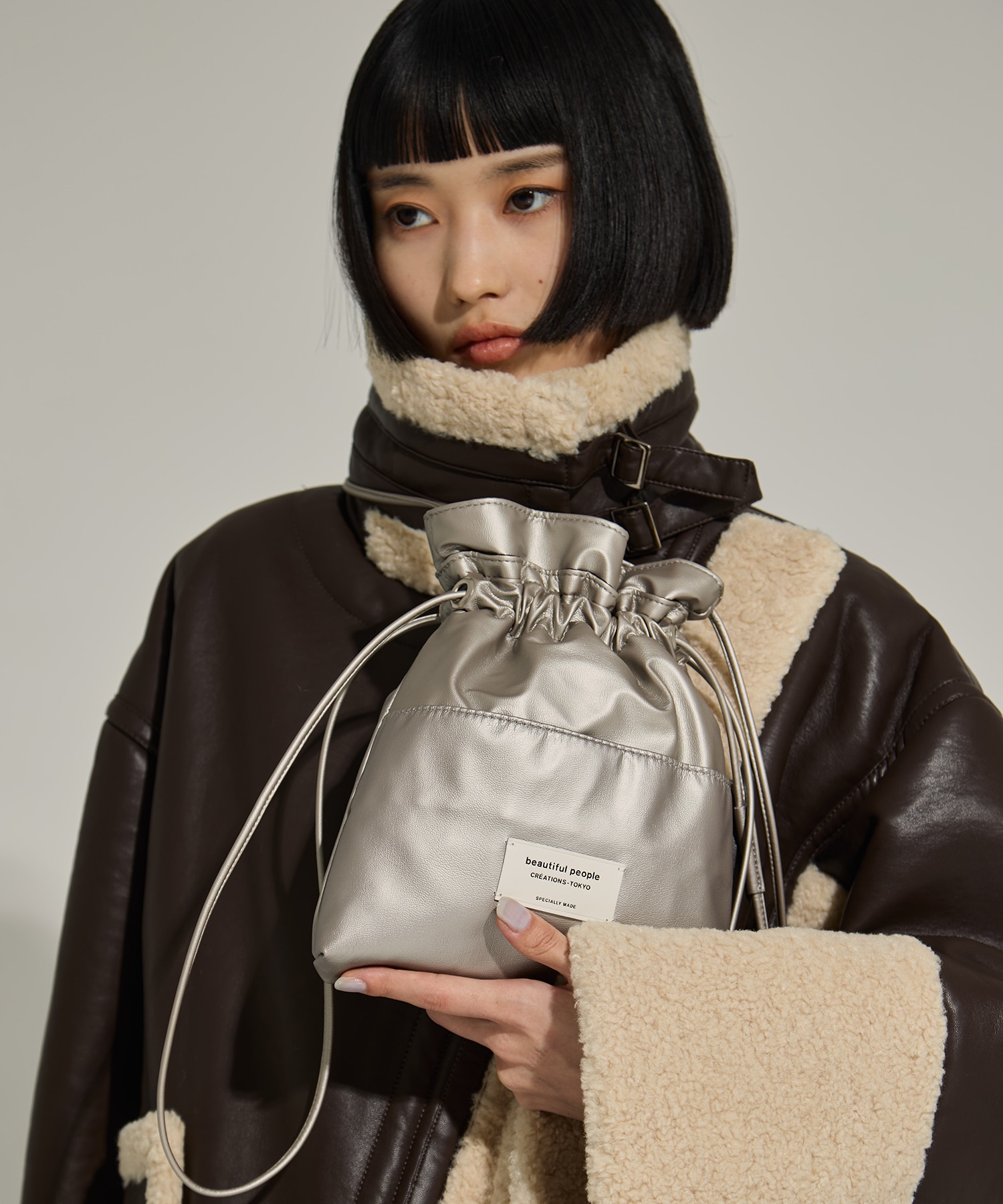 別注2wayショルダー巾着バッグ beautiful people