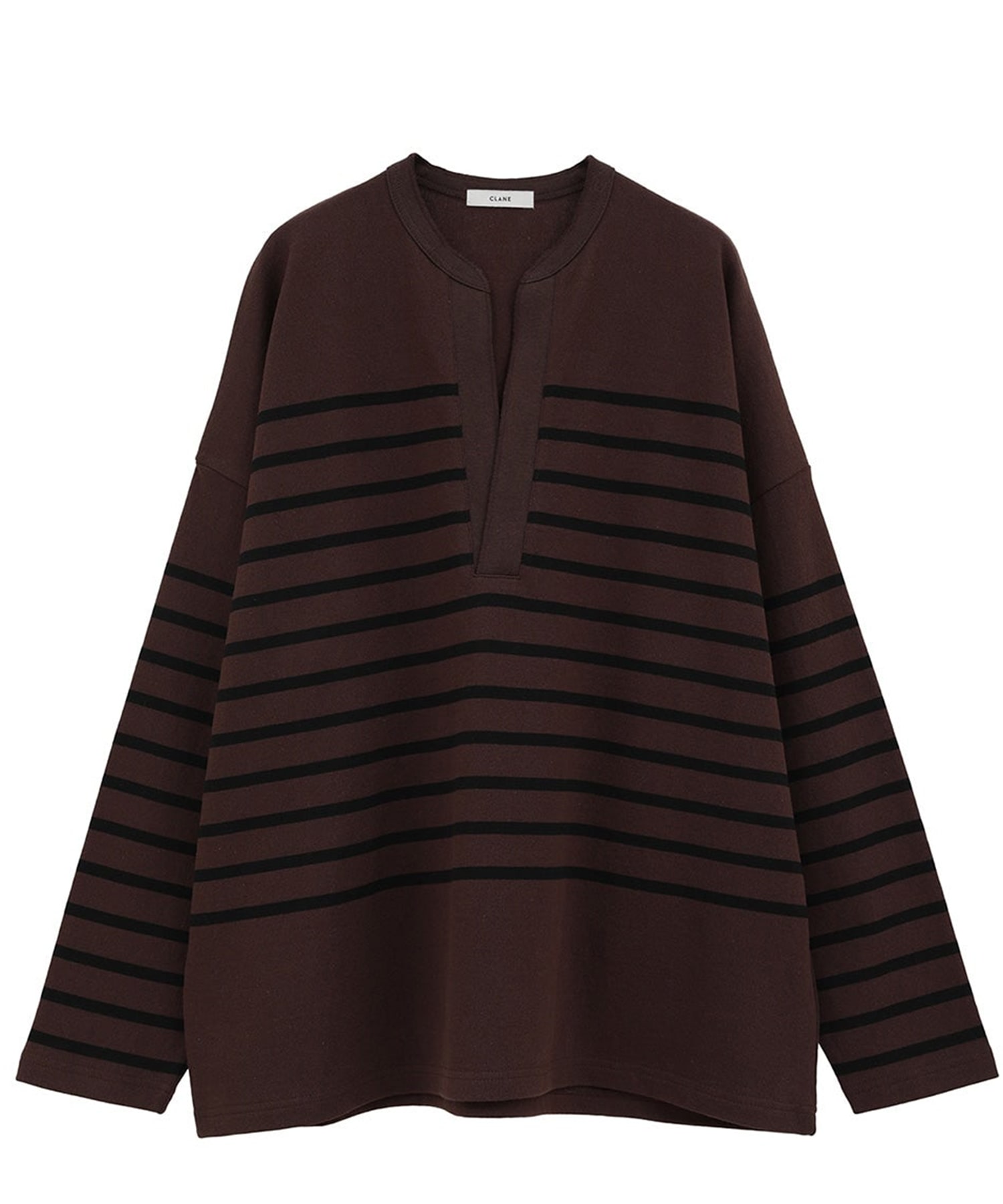 WIDE HENRY NECK BORDER TOPS CLANE