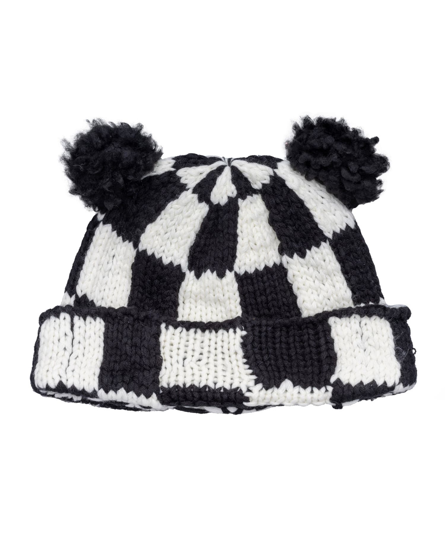 Checkered Flag Bear Beanie BASICKS