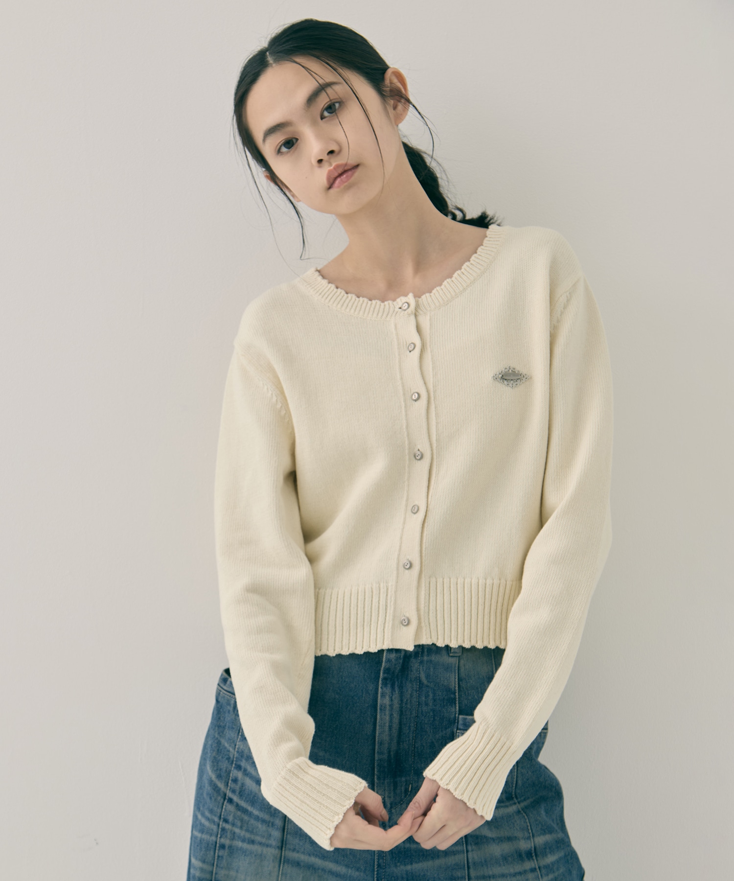 Cupid in HEAVEN crochet knit cardigan tanakadaisuke