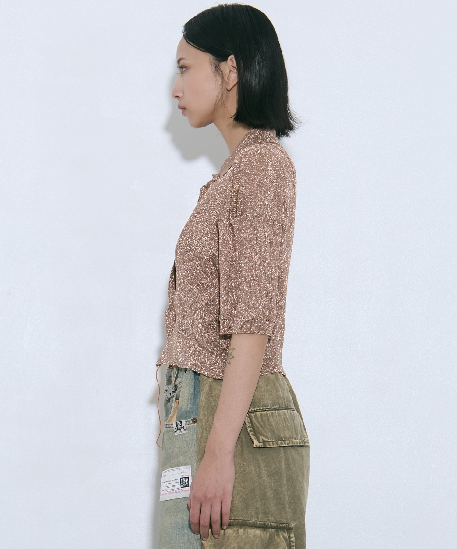 GLITTER KNIT INSIDE OUT CD Maison MIHARA YASUHIRO