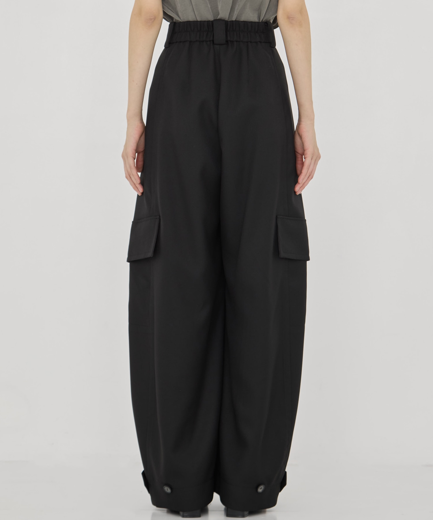 Barrel Leg Cargo Trousers STUDIOUS