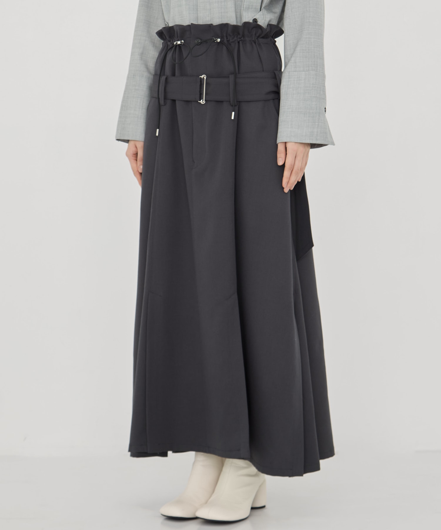 別注 Draw Code Belt Skirt UJOH