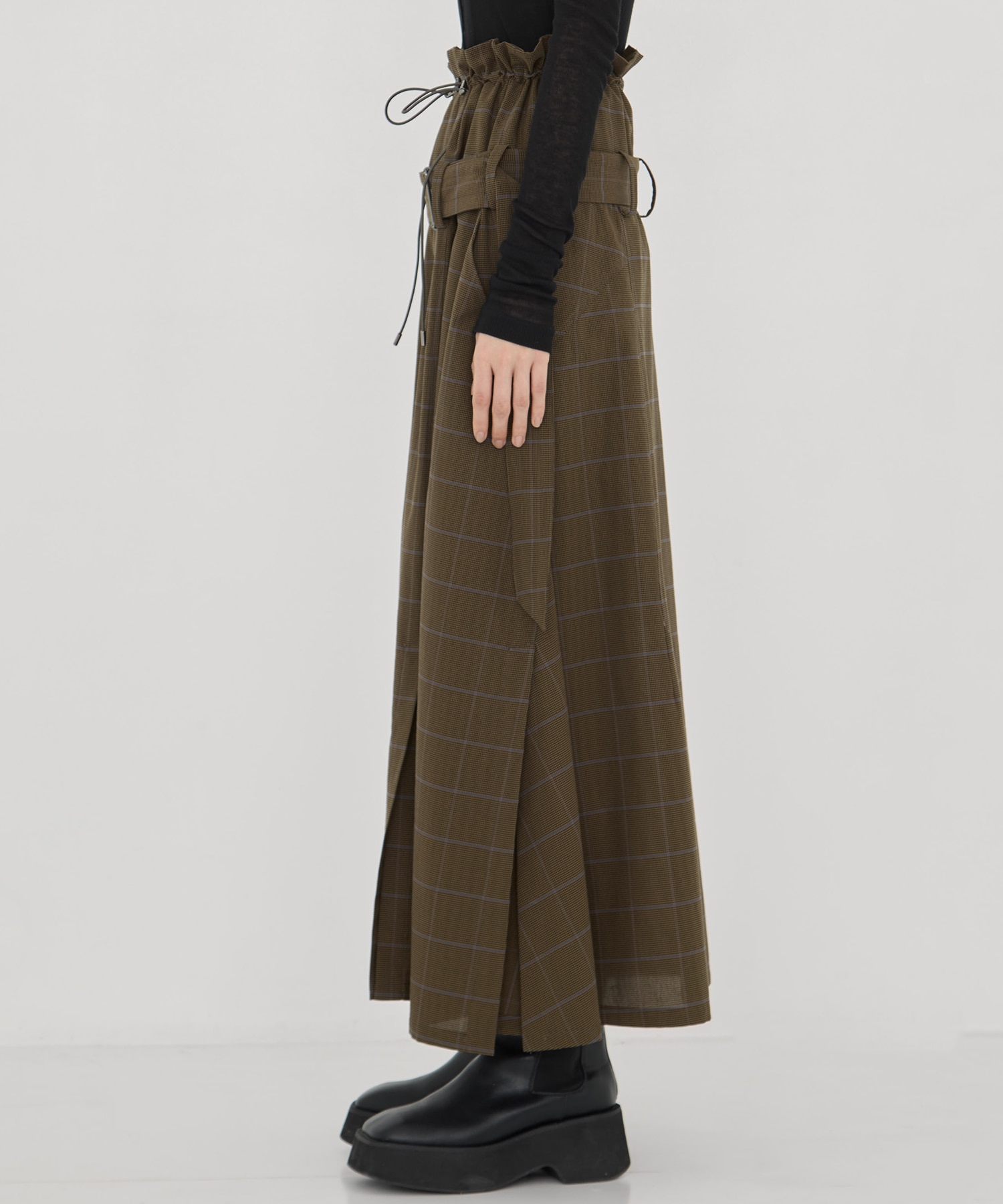 別注 Draw Code Belt Skirt UJOH