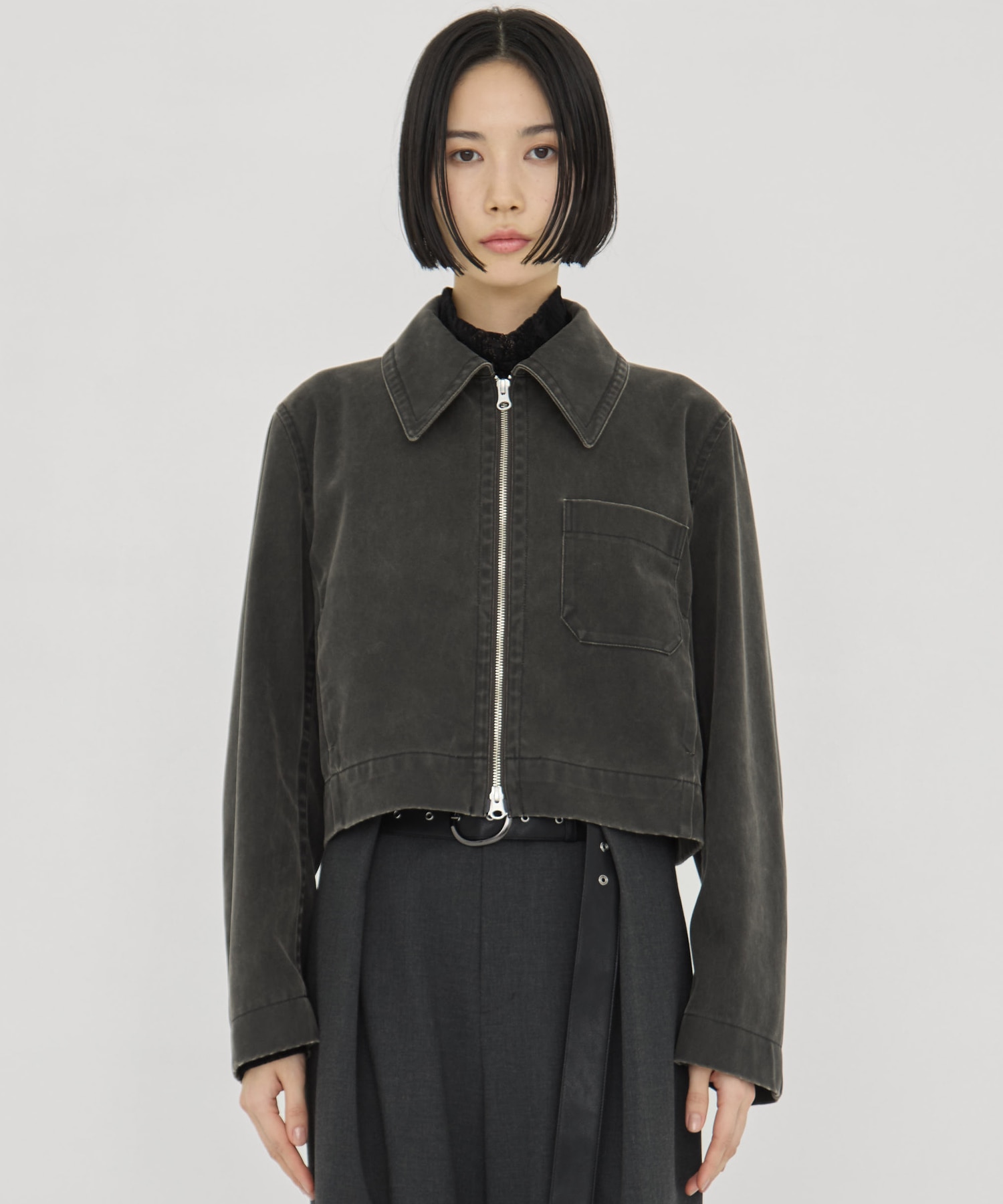 Suede Short Jacket STUDIOUS