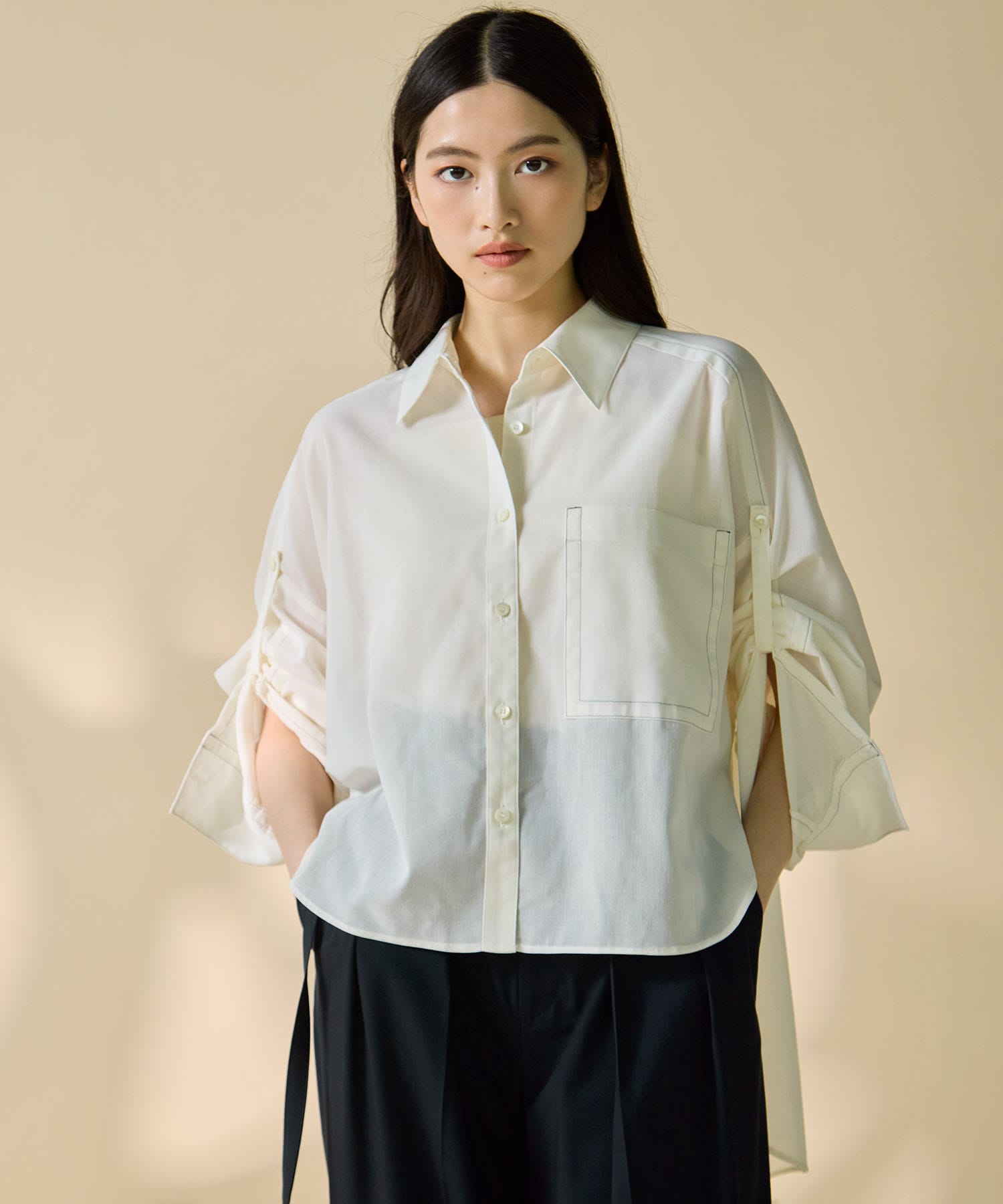 Matte Sheer Over Shirt STUDIOUS