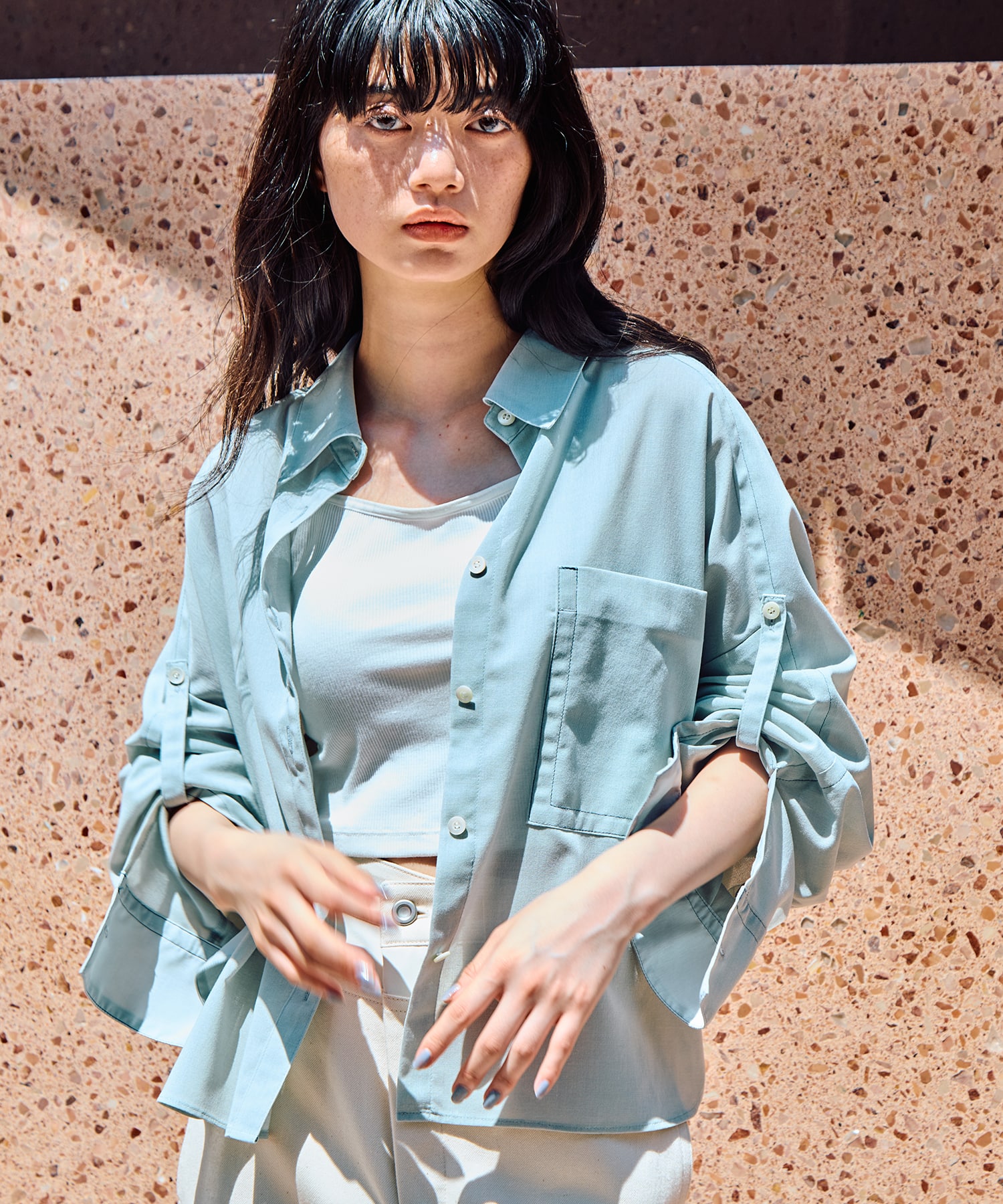 Matte Sheer Over Shirt STUDIOUS