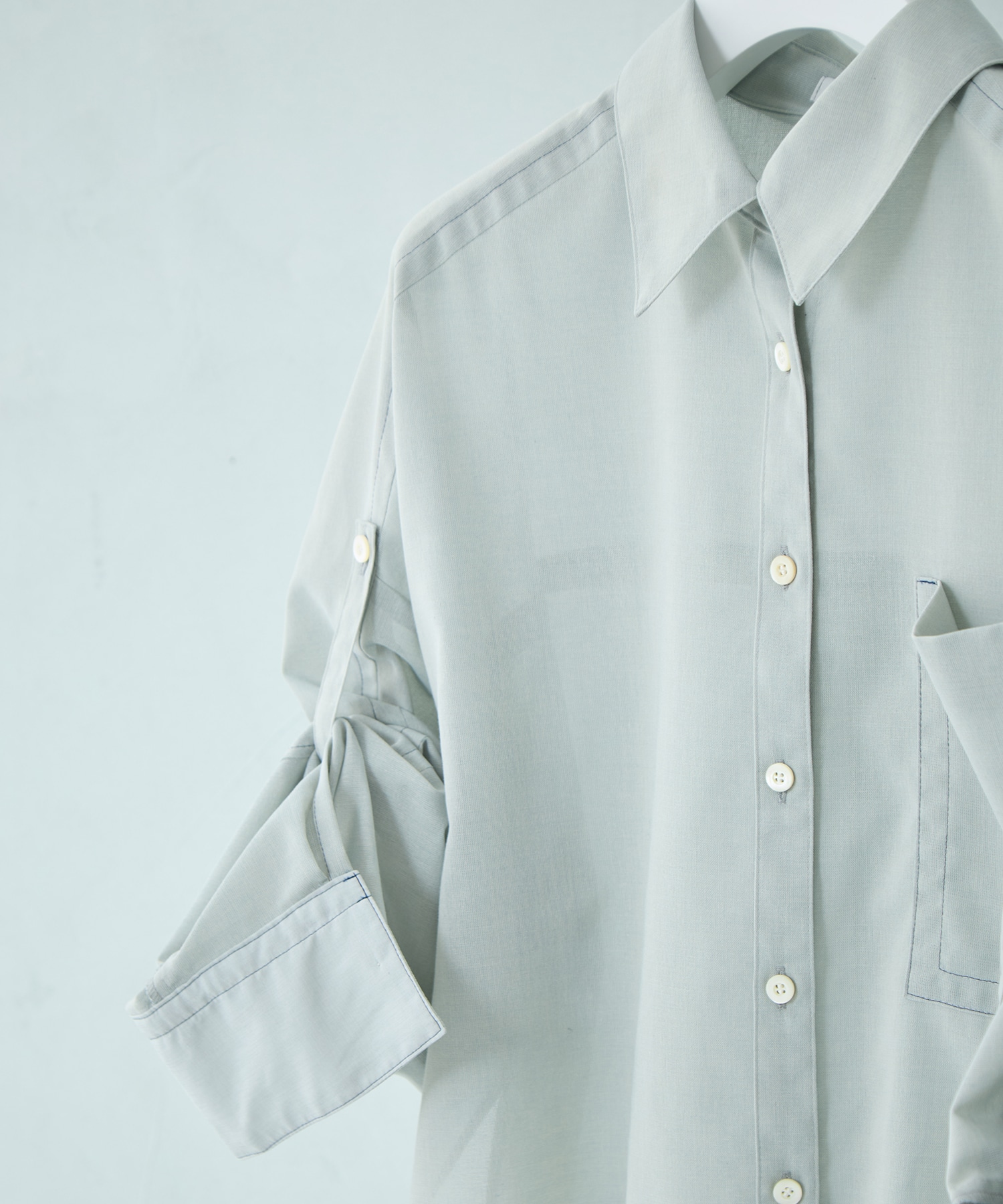 Matte Sheer Over Shirt STUDIOUS