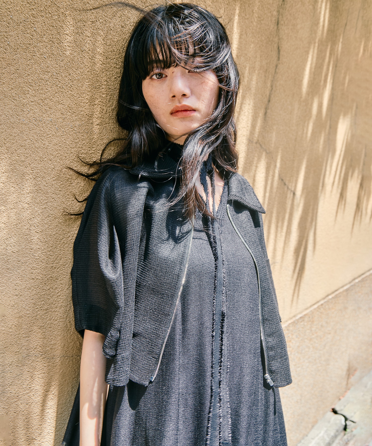 Washable Mesh Blouson STUDIOUS