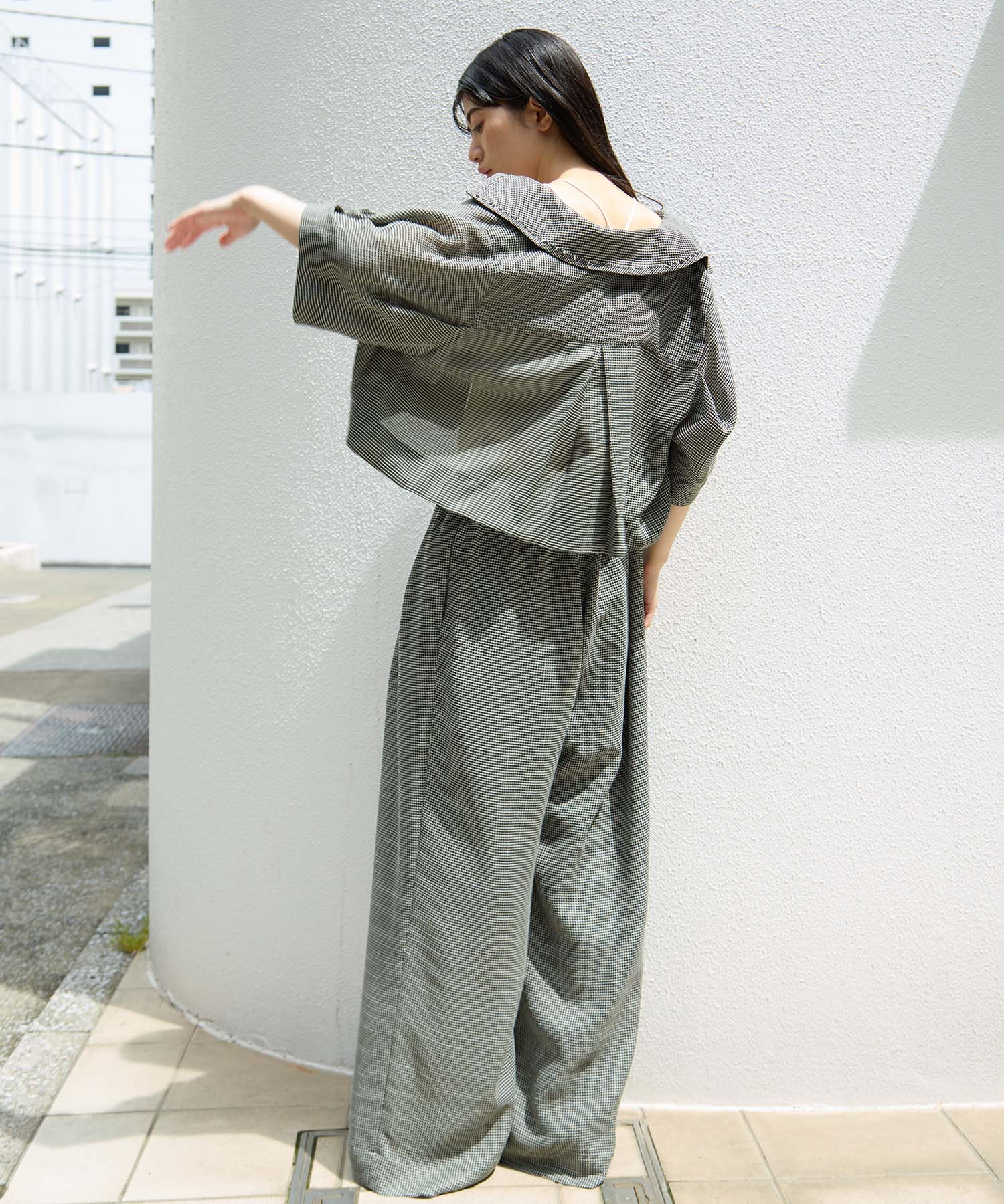 Washable Mesh Blouson STUDIOUS