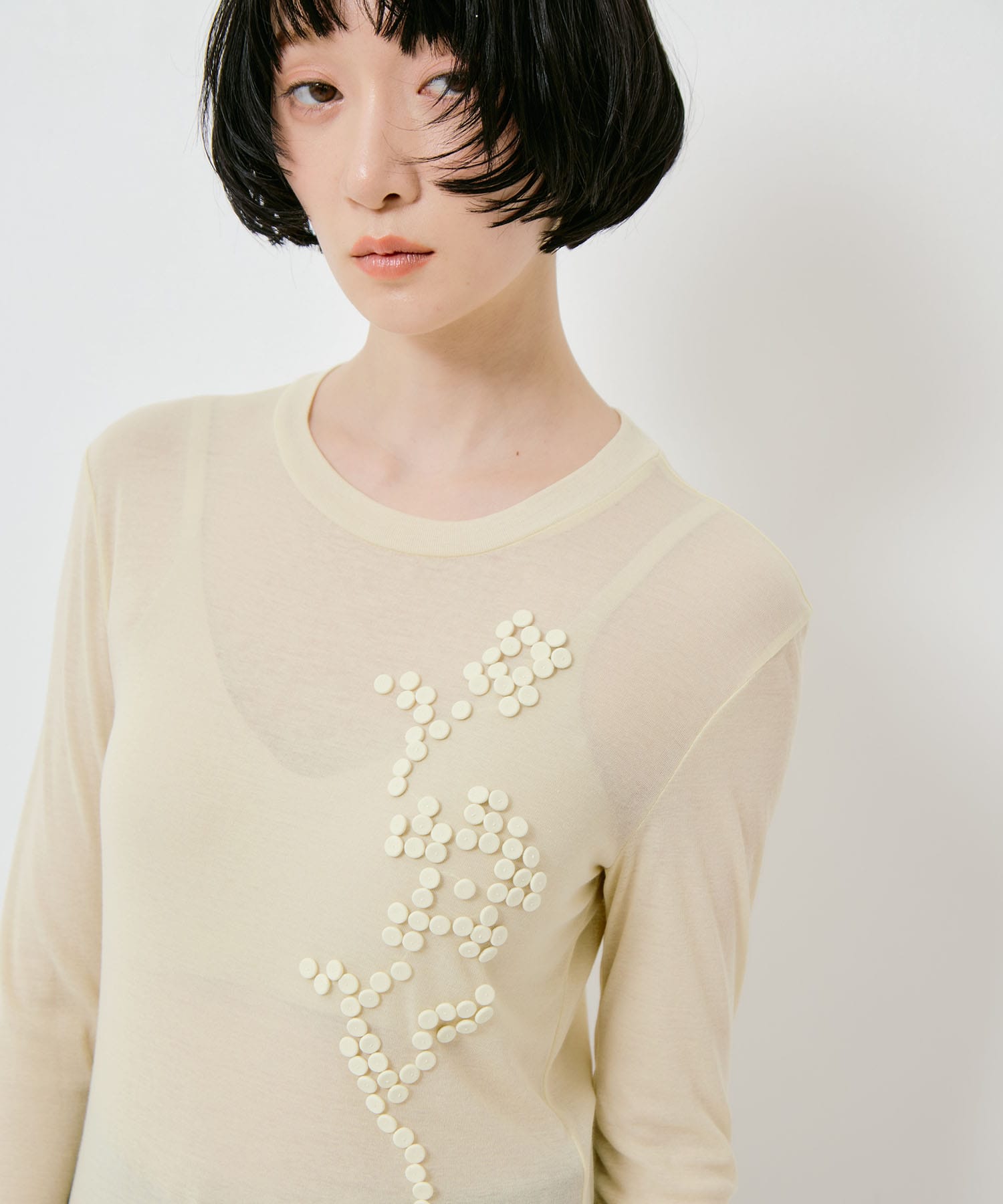 POSY EMBROIDERY TOP RIV NOBUHIKO