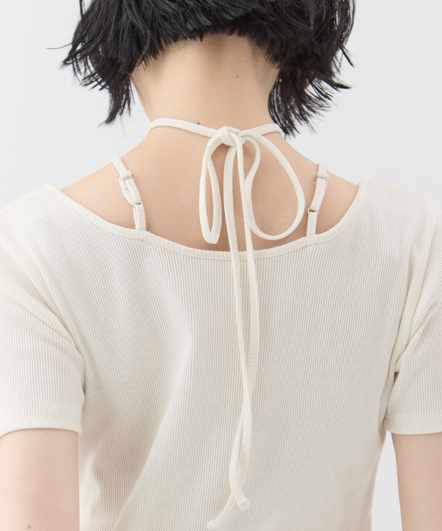 Glitter ivy halfsleeve tops MURRAL