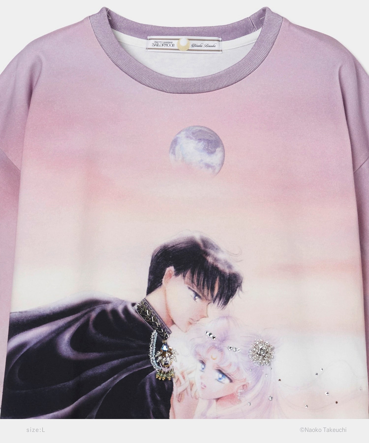 Princess Serenity & Prince Endymion bijou T-shirt L tanakadaisuke