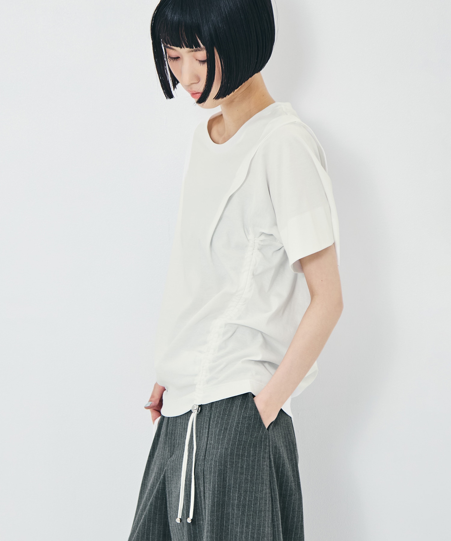 Multi Length Drawstring Tee STUDIOUS