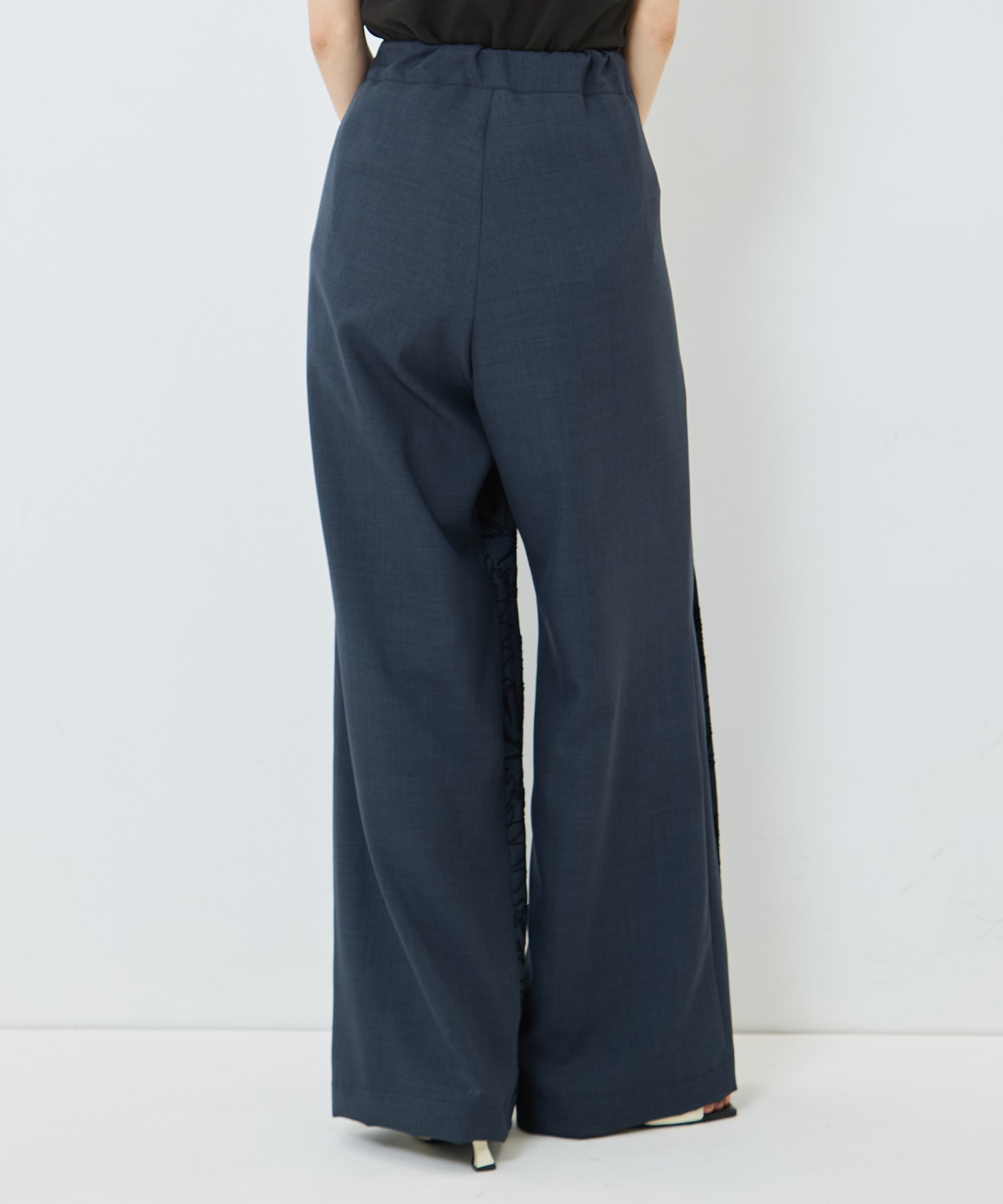 別注 FLOWER LACE POCKET PANTS UJOH