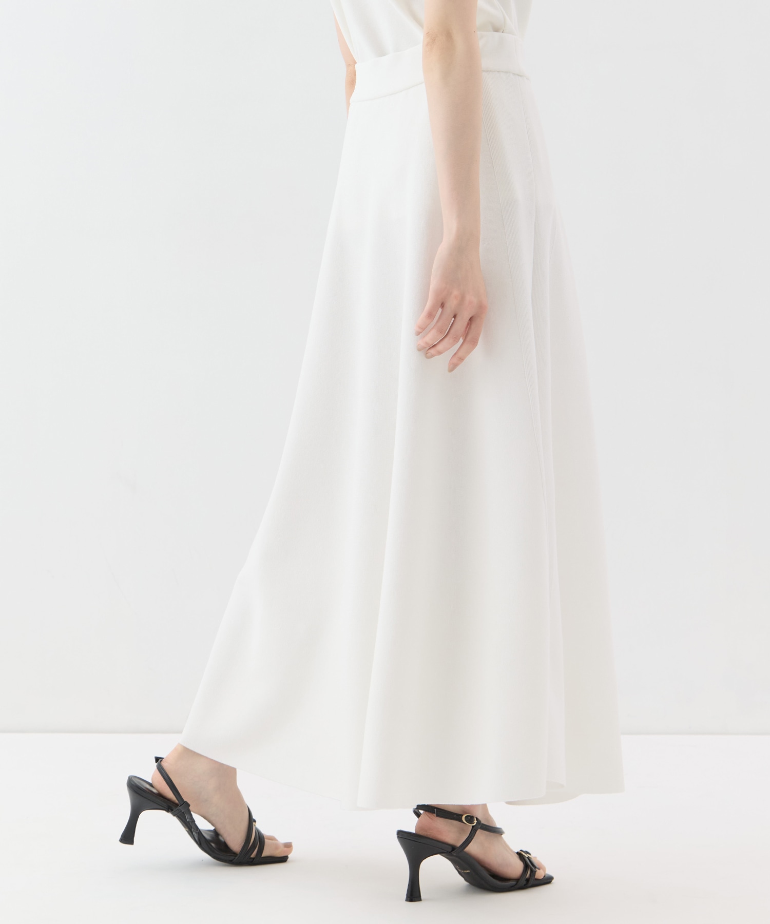 別注knit long flare skirt WRAPINKNOT