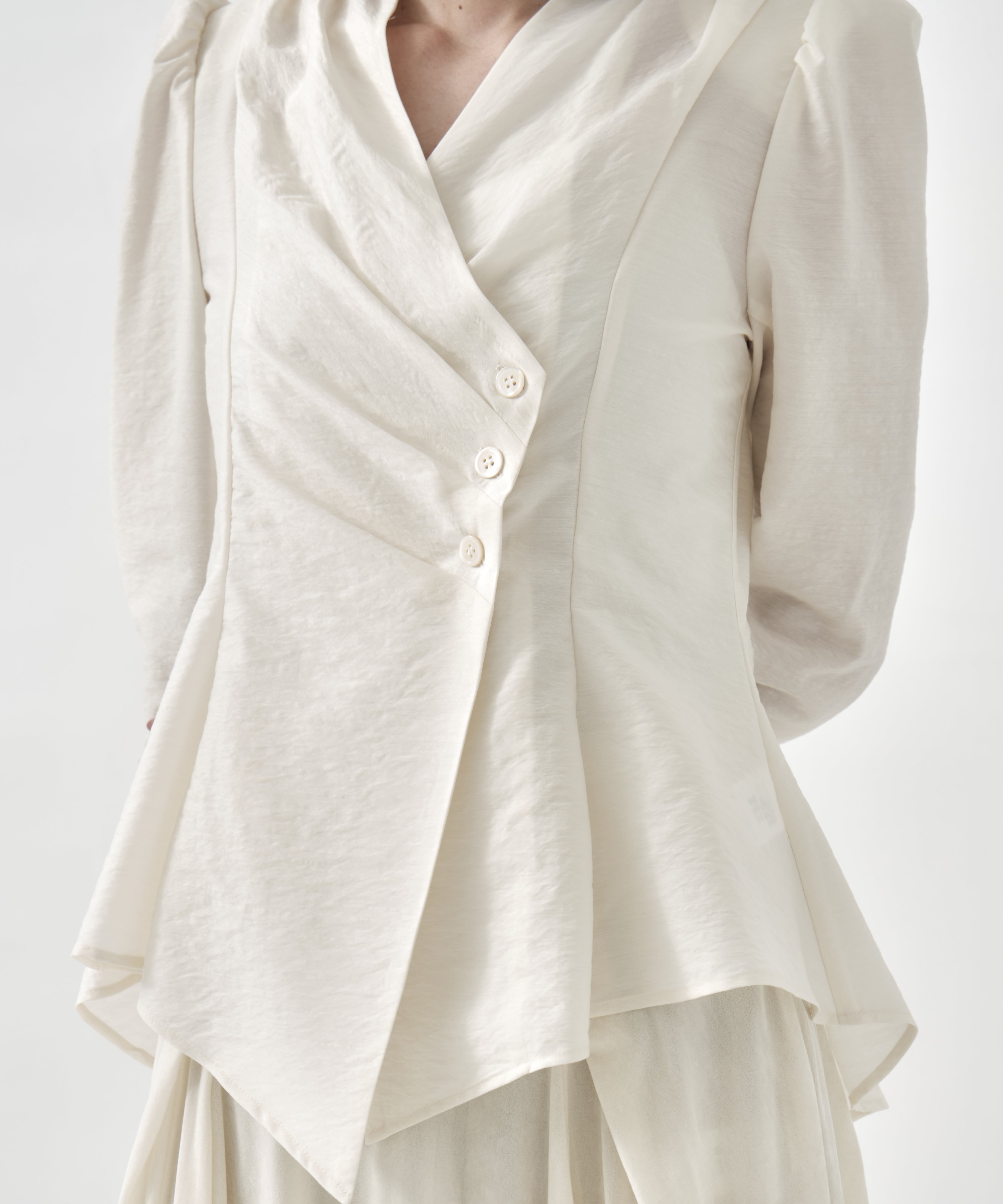 DRAPED WRAP JACKET FETICO