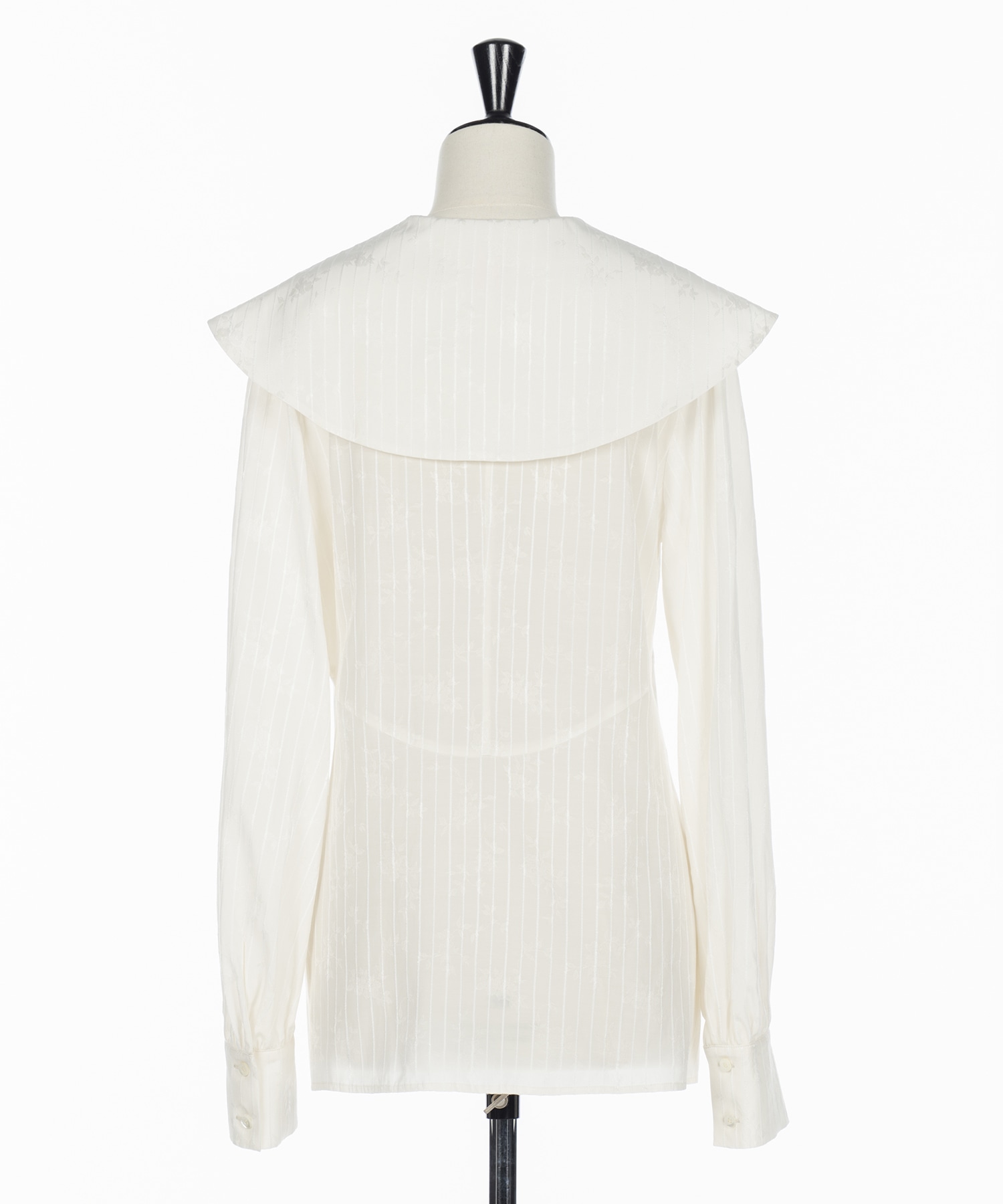 ROSE JACQUARD SAILOR COLLAR BLOUSE FETICO