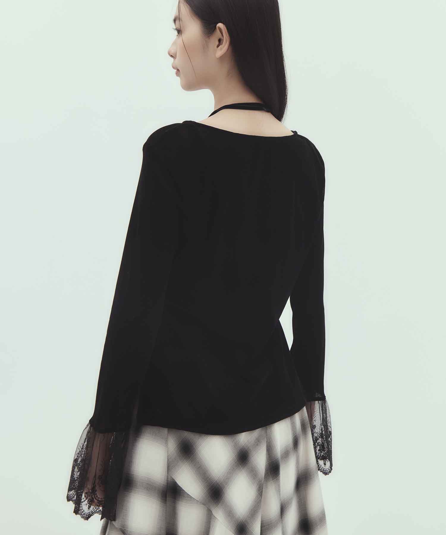 flocky tulle pullover tanakadaisuke