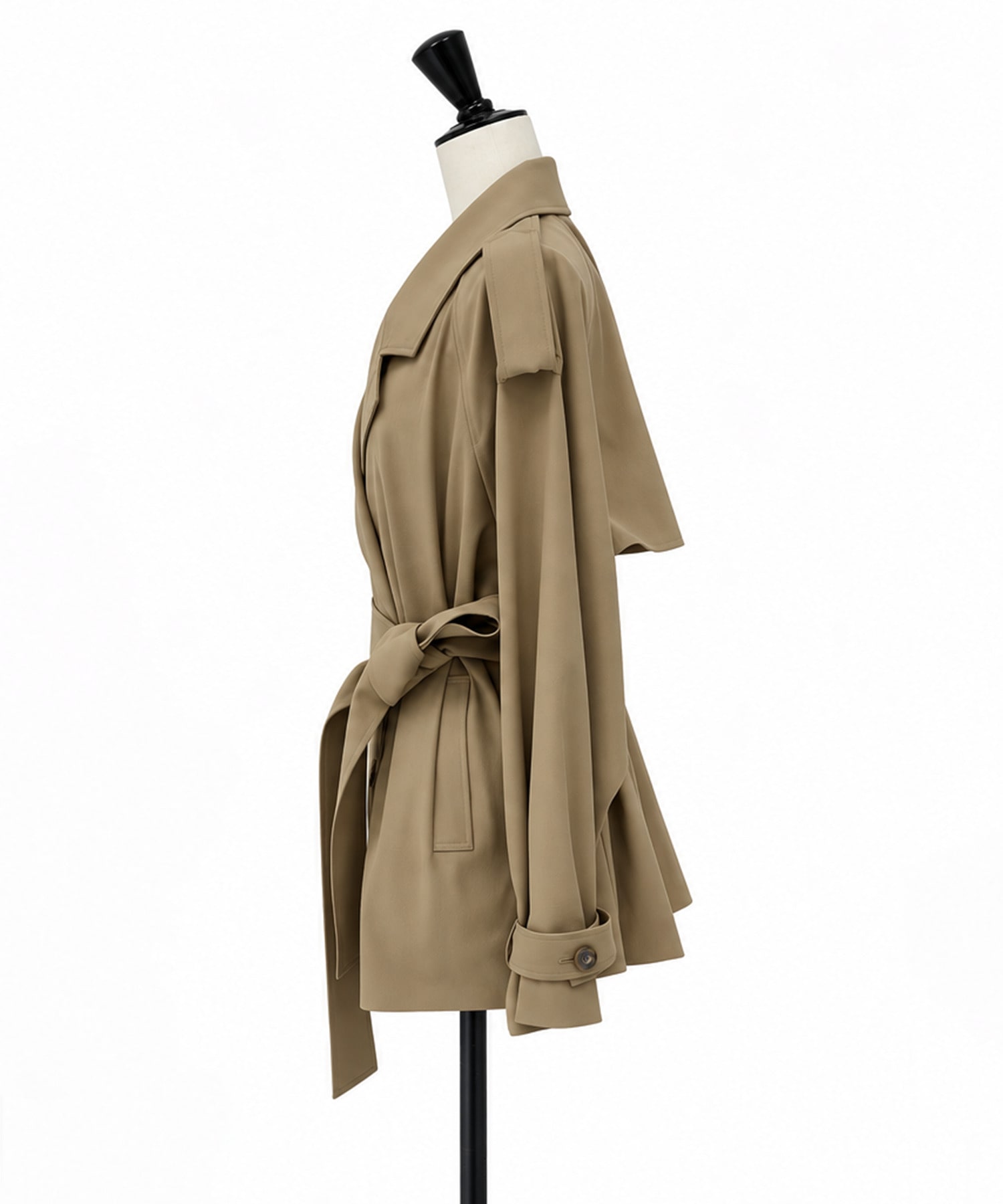 Belted Short Trench Coat STUDIOUS