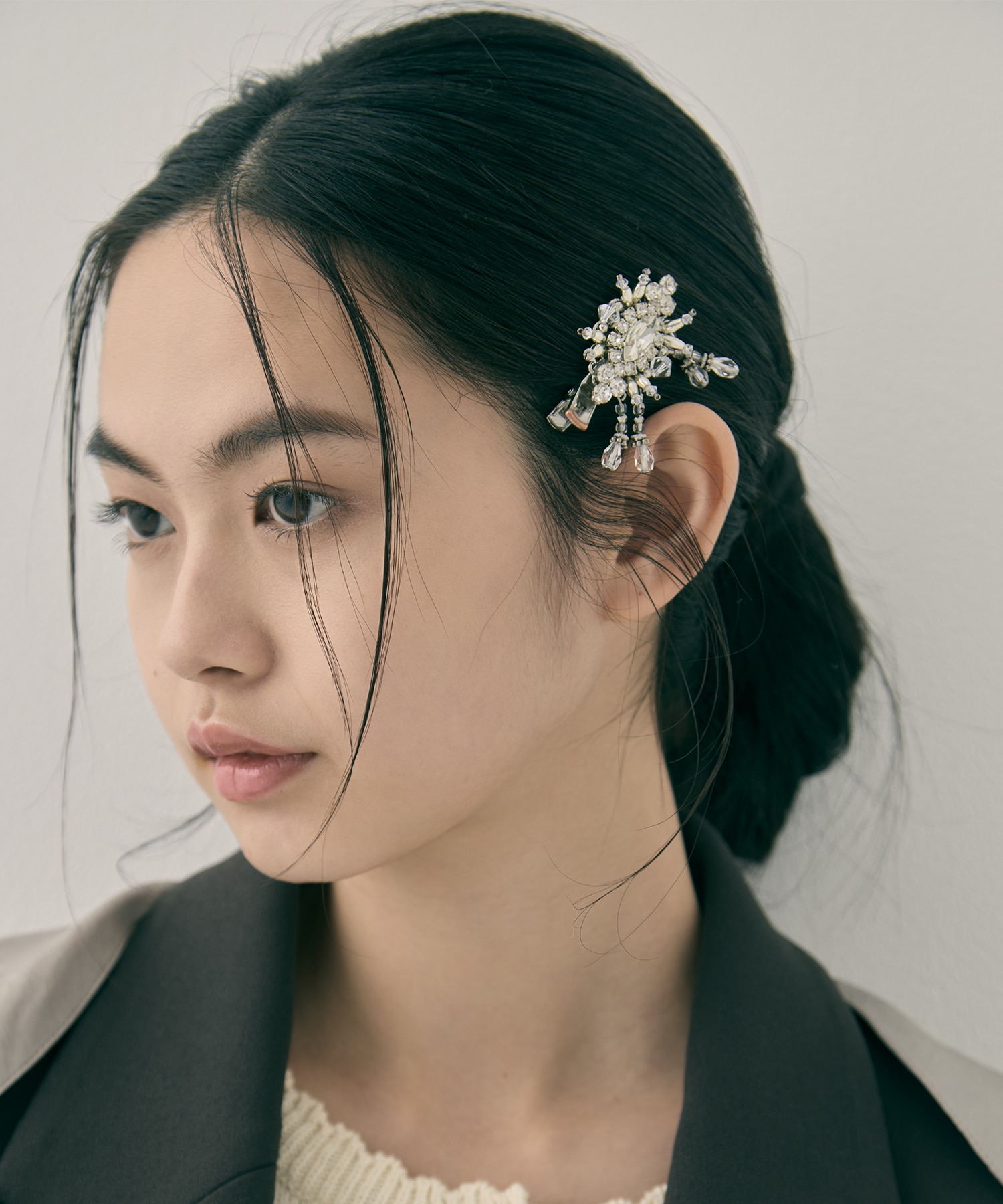 crystal hair clip left tanakadaisuke
