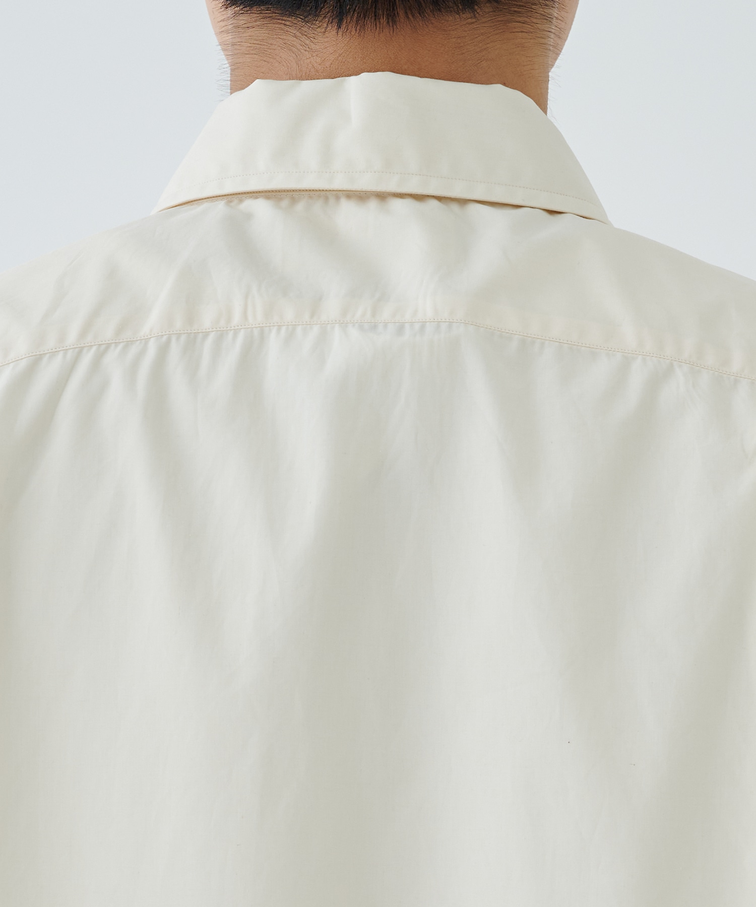 ORGANIC GIZA TYPEWRITER W COLLAR LONG SHIRT MARKAWARE/marka
