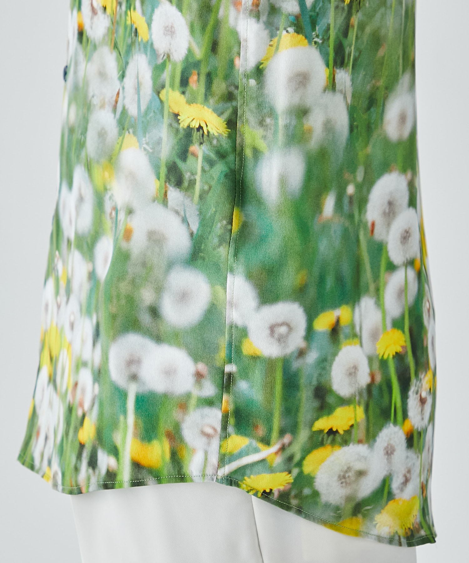 PRINT OPEN COLLAR SHIRT MASU