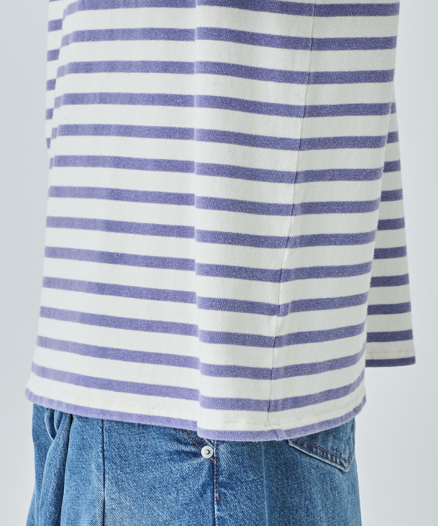 LONG SLEEVE BORDER TEE URU TOKYO