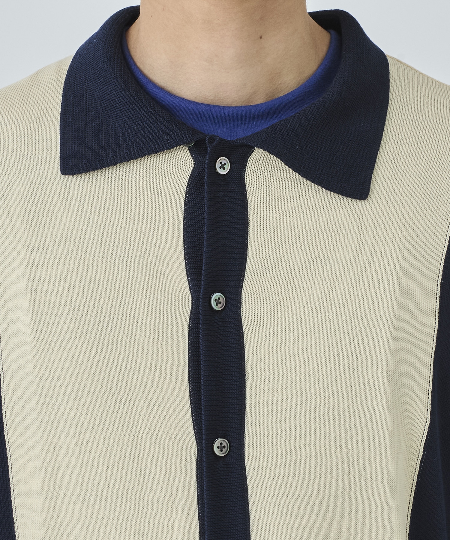 ALL BLUES BUTTON UP SWEATER Name.