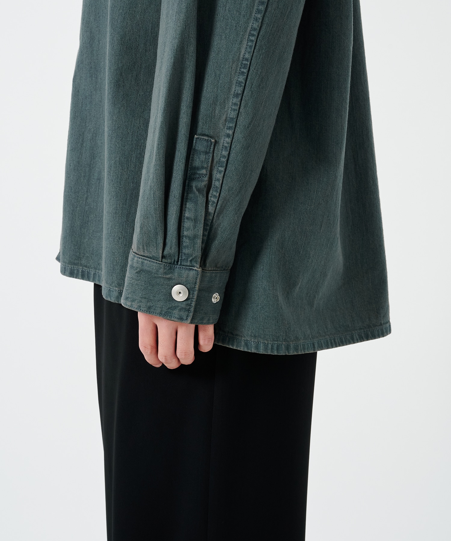 BLEACH OVERDYE DENIM SHIRTS STUDIOUS