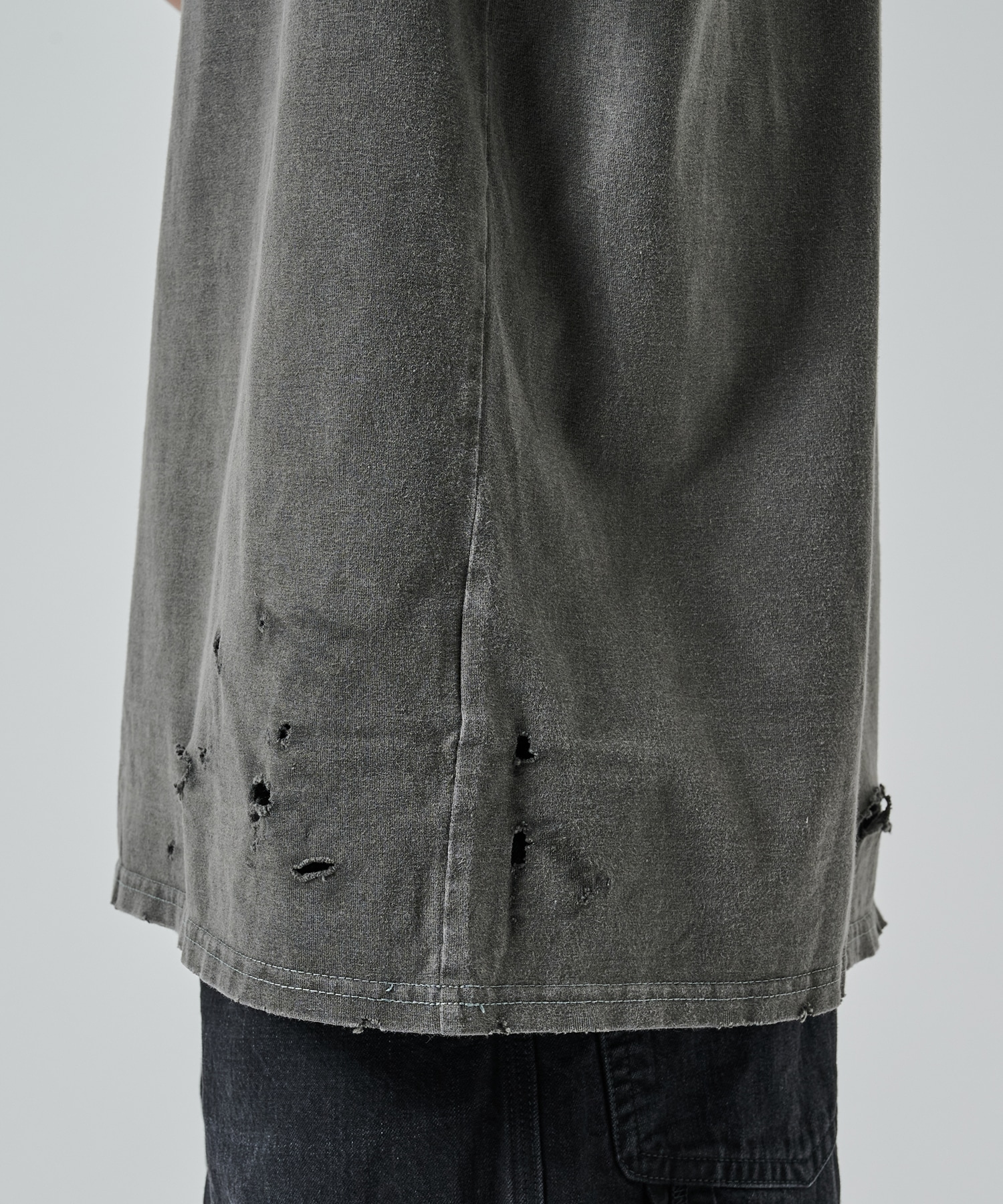 オーガニックコットン2/40 / ダメージTEE MARKAWARE/marka