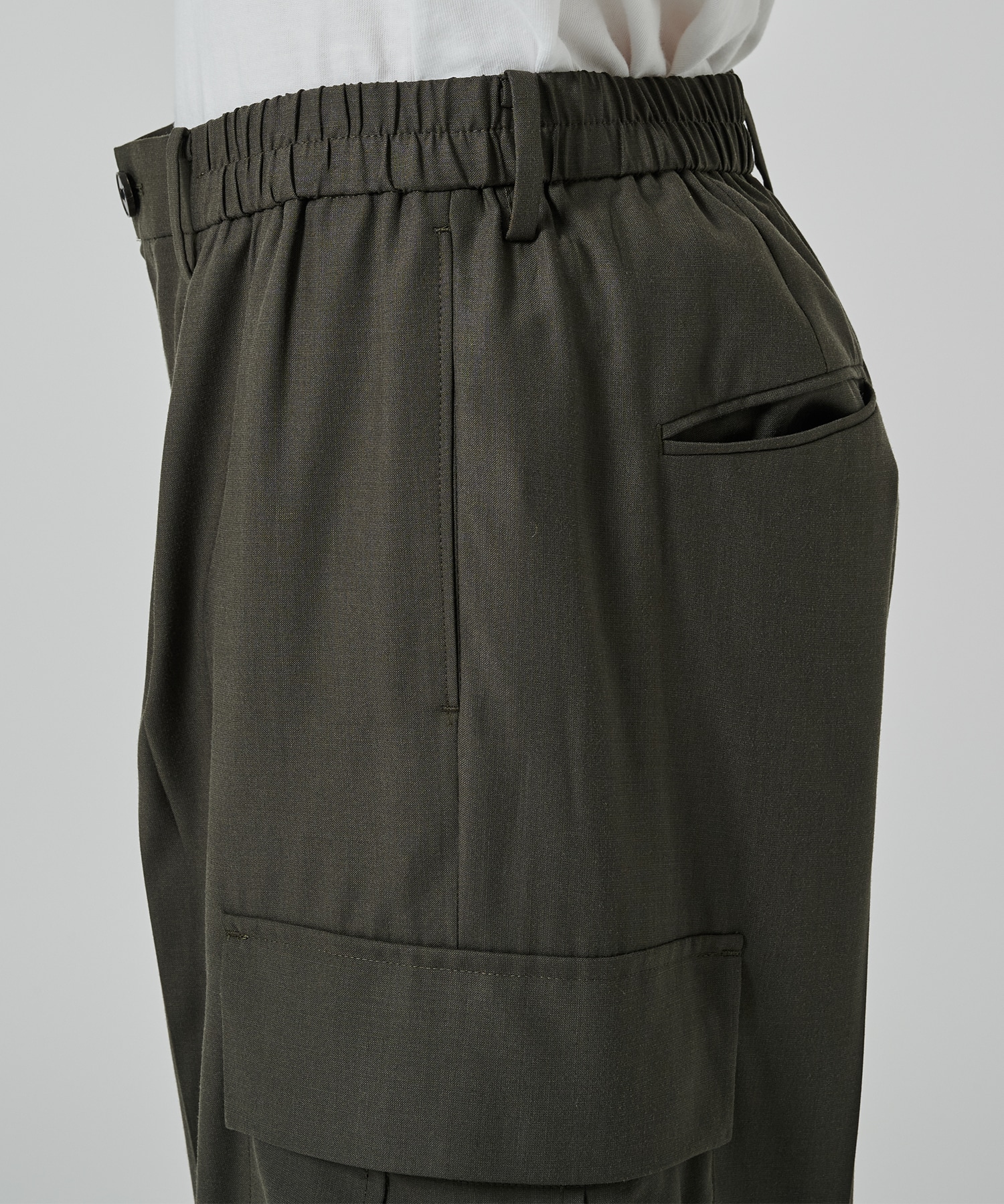 【涼しいウール】COOL WOOL CARGO PANTS STUDIOUS