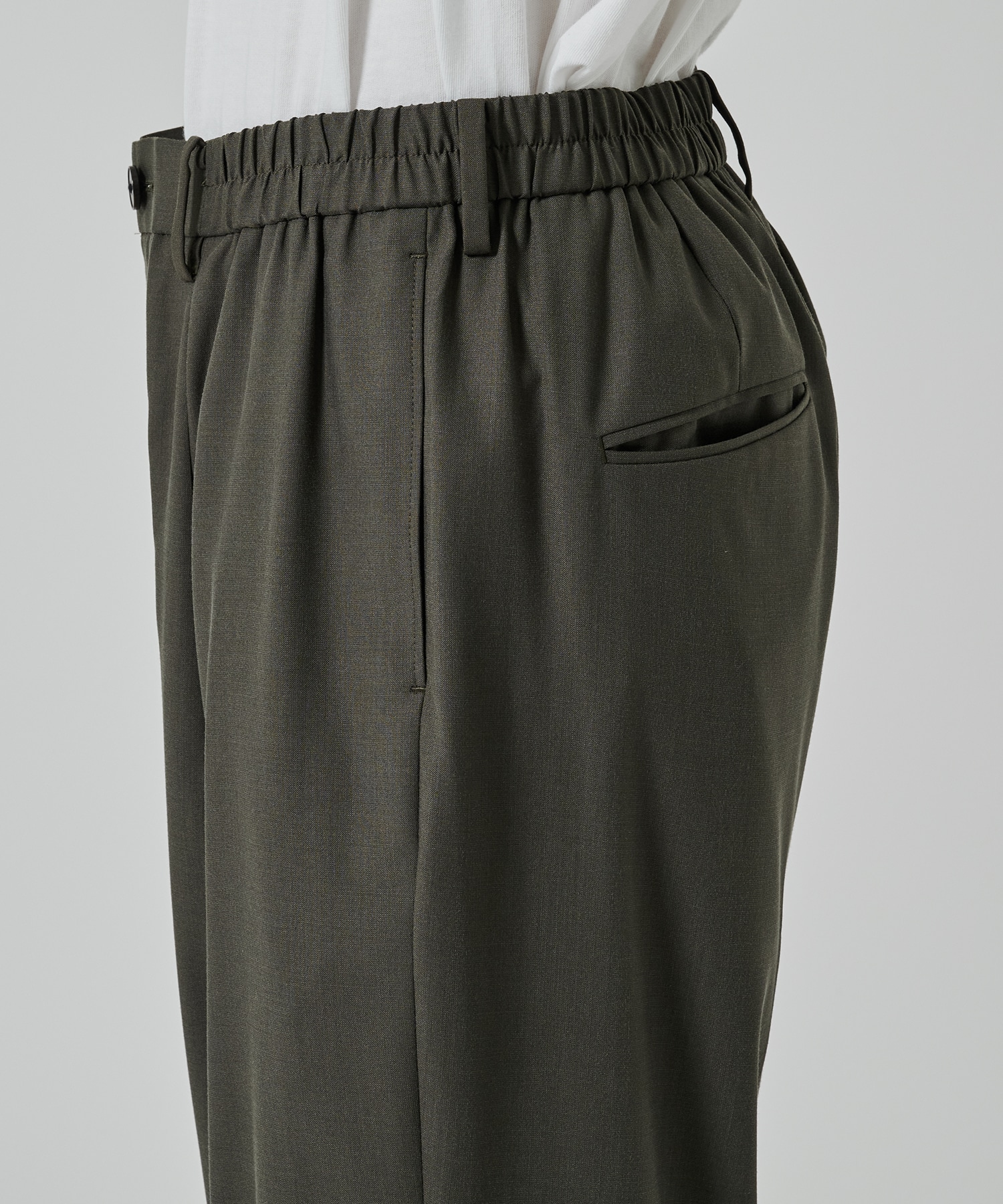 【涼しいウール】COOL WOOL WIDE SLACKS STUDIOUS