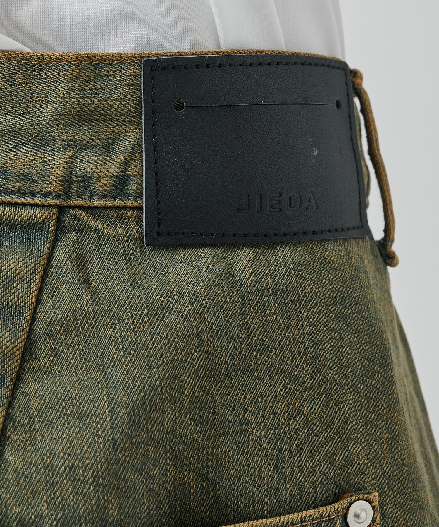 〈別注〉 DOUBLE KNEE DENIM SHORTS JieDa