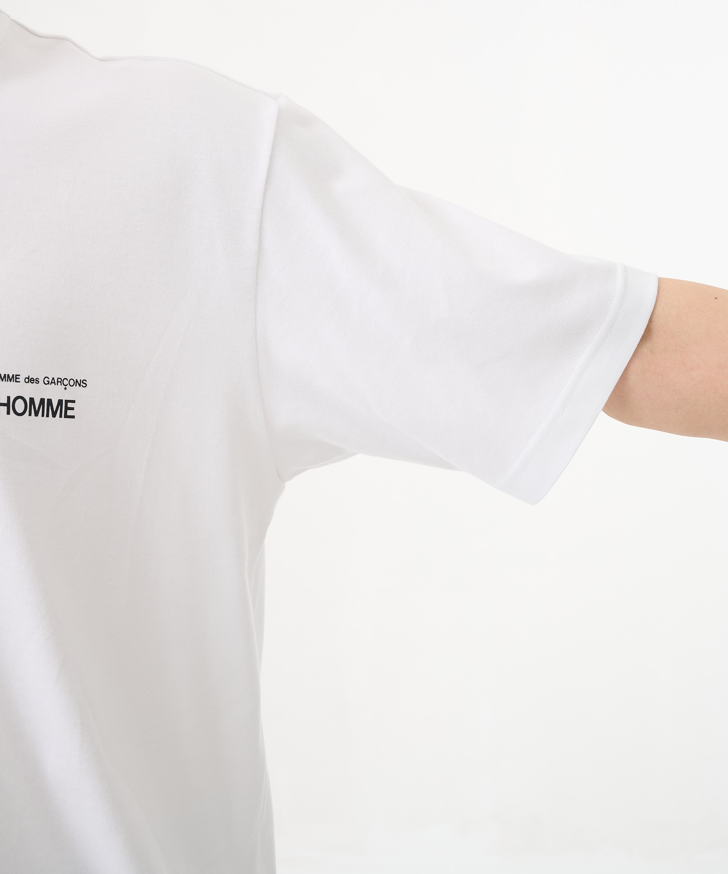 COMME des GARCONS HOMME ロゴプリント 綿天竺 半袖カットソー / HP-T101-051 COMME des GARCONS HOMME