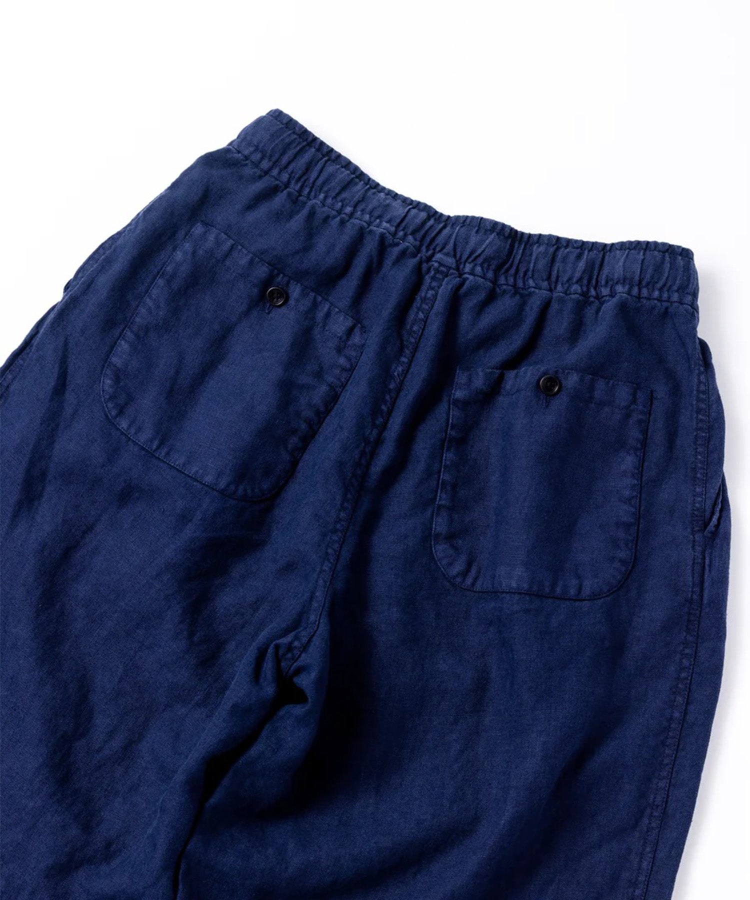 SULFUR DYED LINEN WIDE EASY PANTS ANACHRONORM