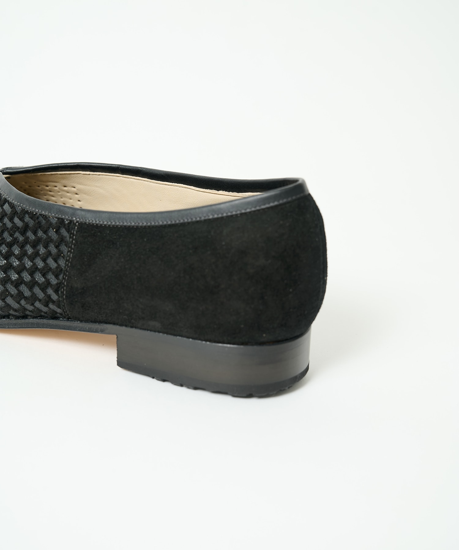 Tear Pumps Mesh Goat Suede Post Production