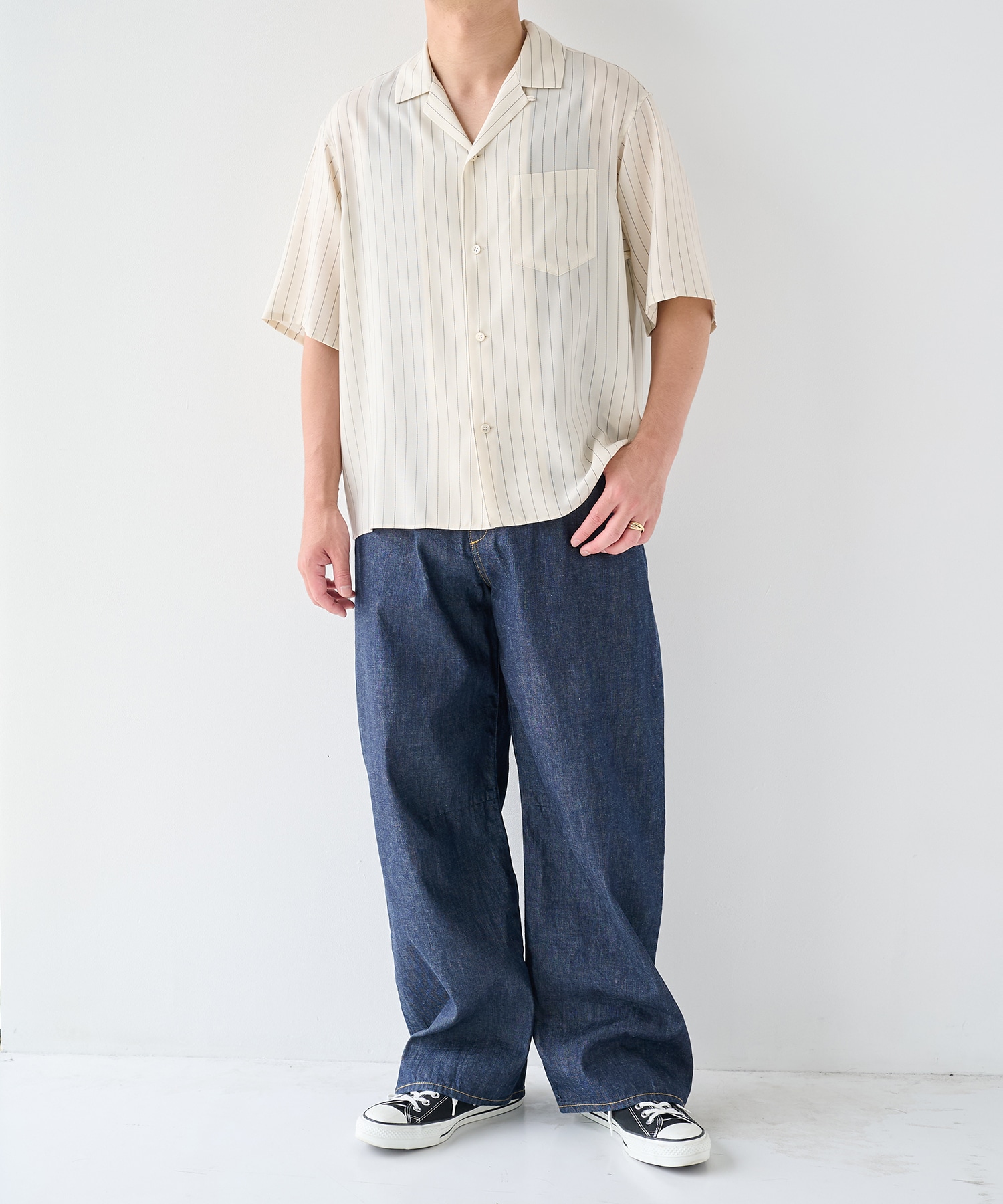 8.5oz Barrel Denim Pants STUDIOUS