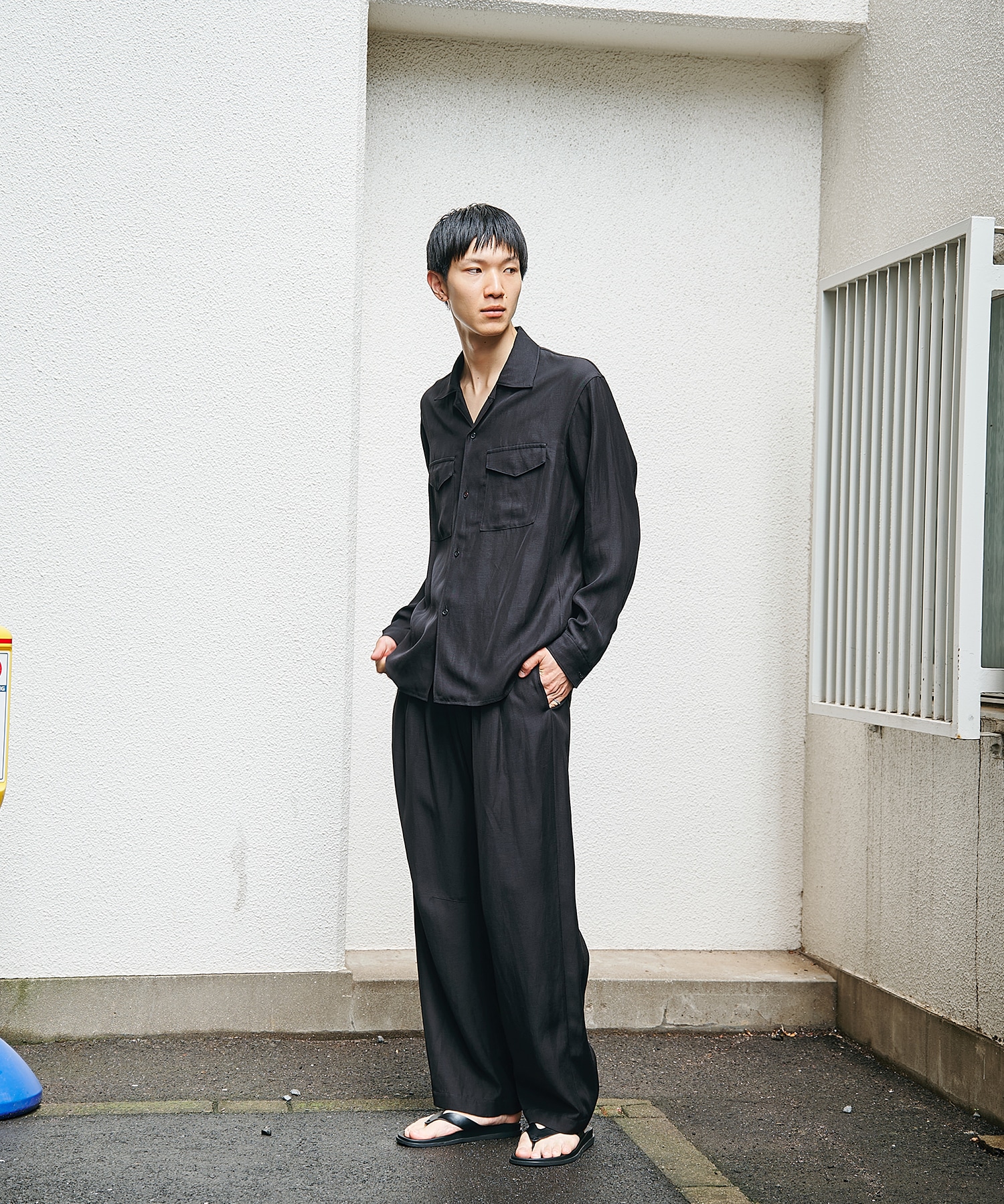 Noseason Linen Open Shirts STUDIOUS