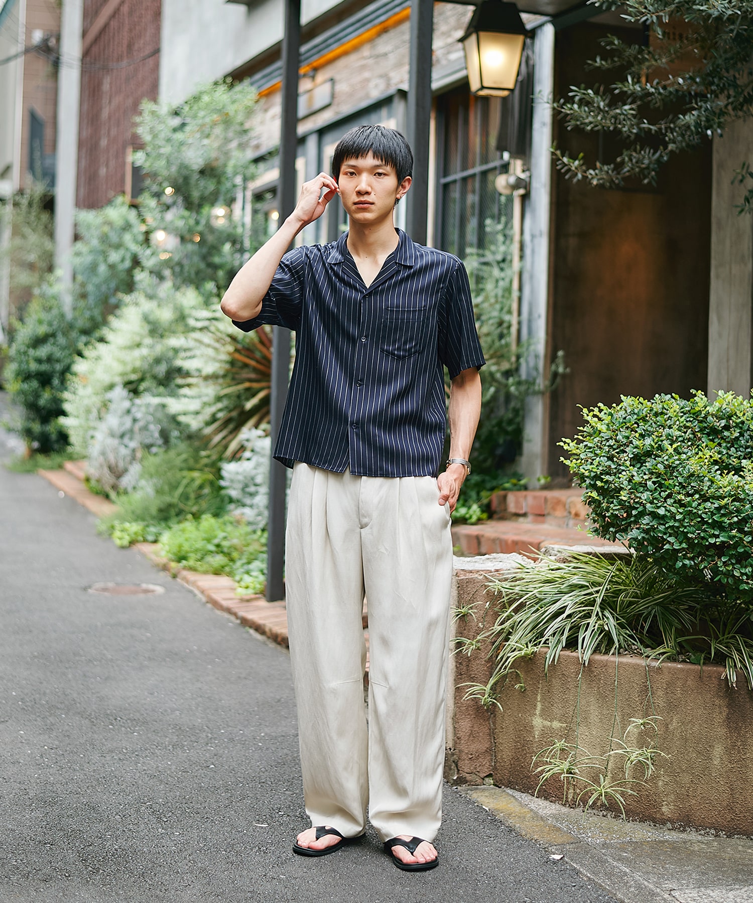 Noseason Linen Wide Pants STUDIOUS