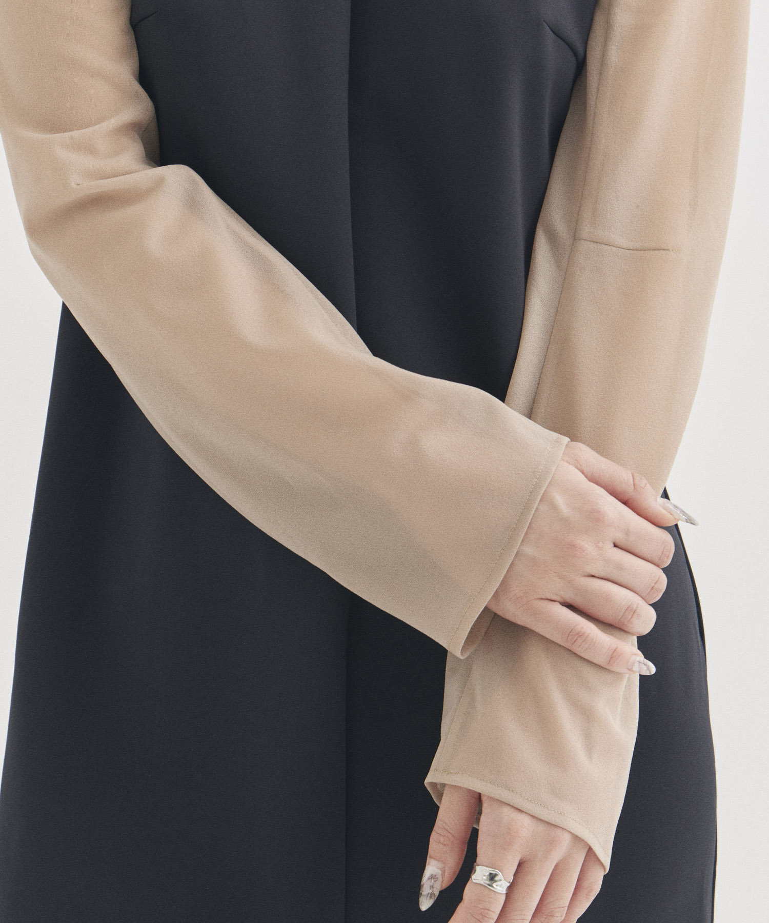 NEW SCUBA JERSEY BACK OPEN DRESS THINGS THAT MATTER
