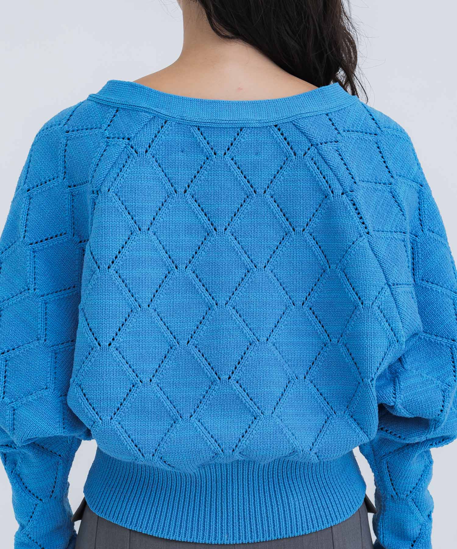 Diamond Knit Cardigan STUDIOUS