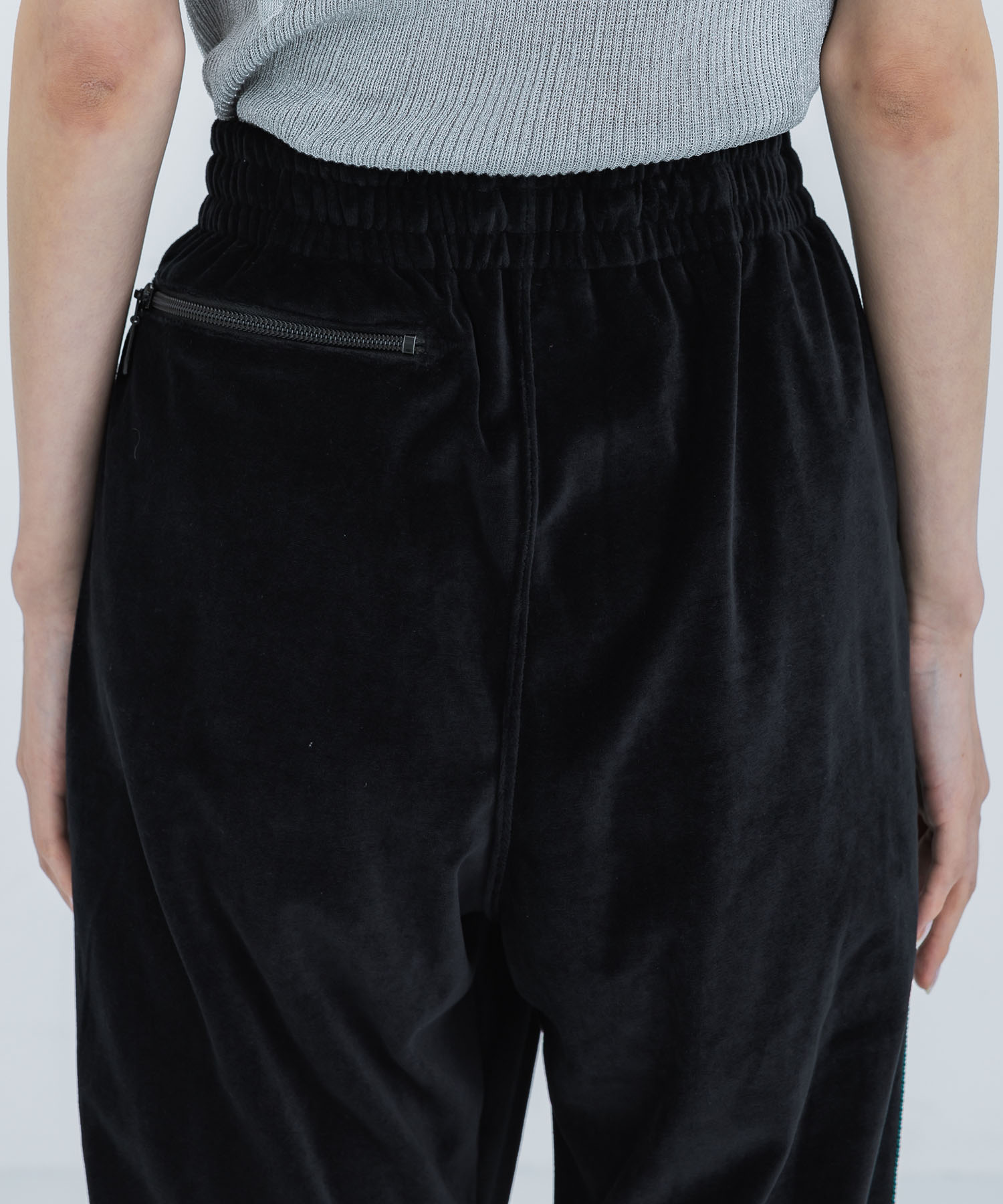 Narrow Track Pant - C/Pe Velour Needles