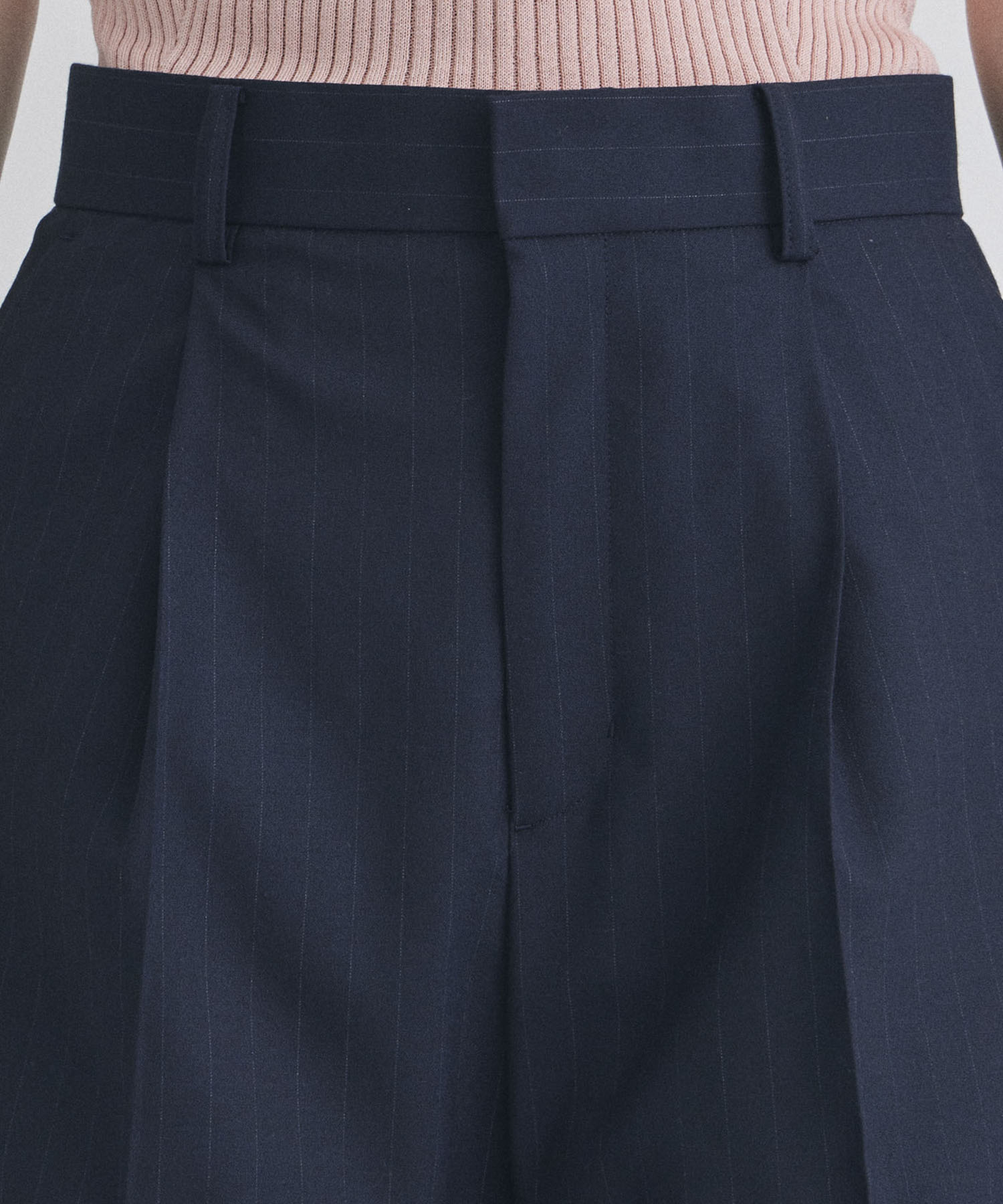 Pinstripe 2way Length Trousers STUDIOUS