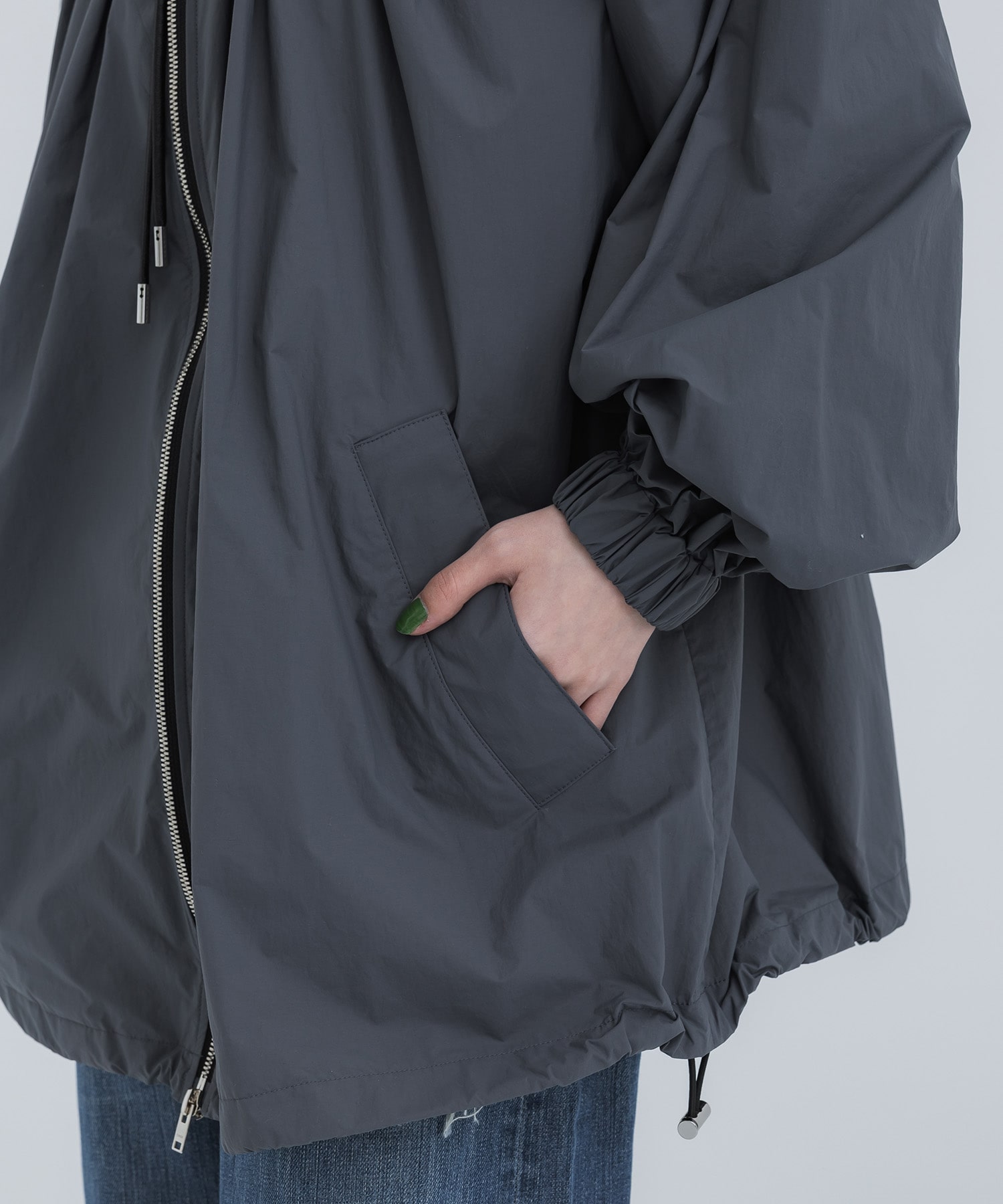 NYLON HOODIE BLOUSON CINOH