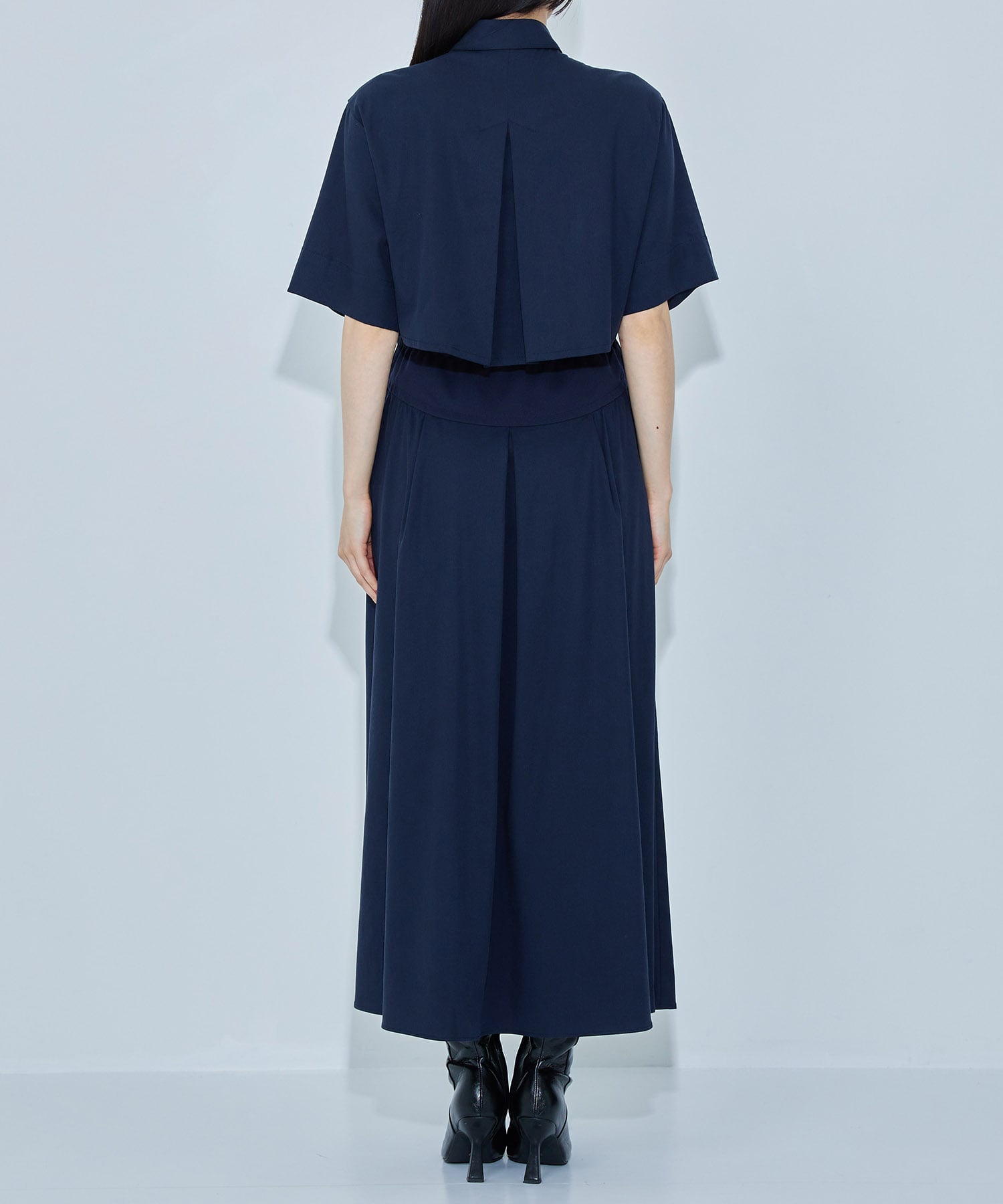 Corset Detail Shirt Dress STUDIOUS