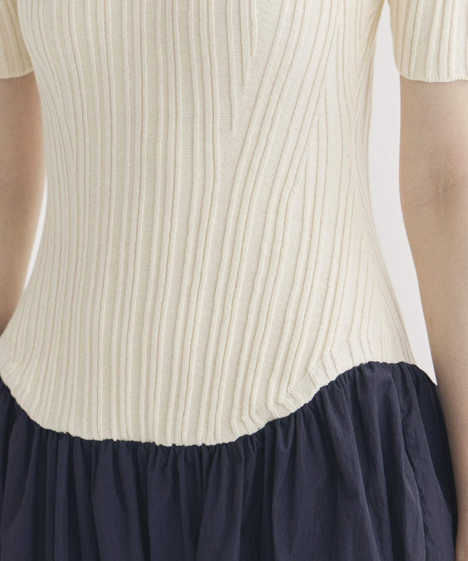 2way Sleeve Knit Dress STUDIOUS